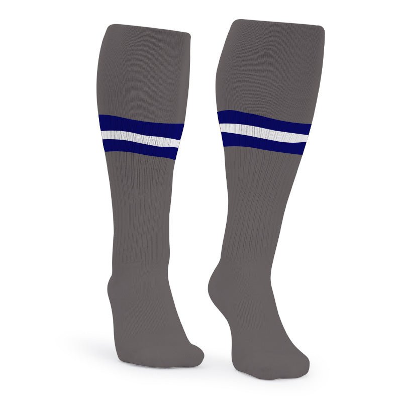 School Socks Boys Blue/White Stripes Socks - Main Image