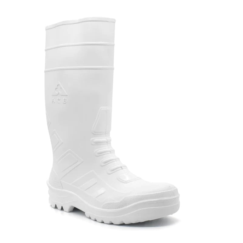 Ace Tsavo Gumboots (No Steel Toe) - White