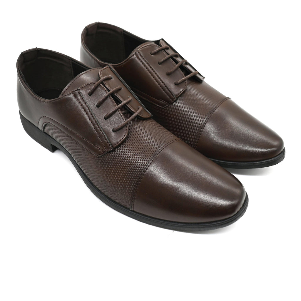 Deniro Davis Men's Formal Shoes - Dark Brown