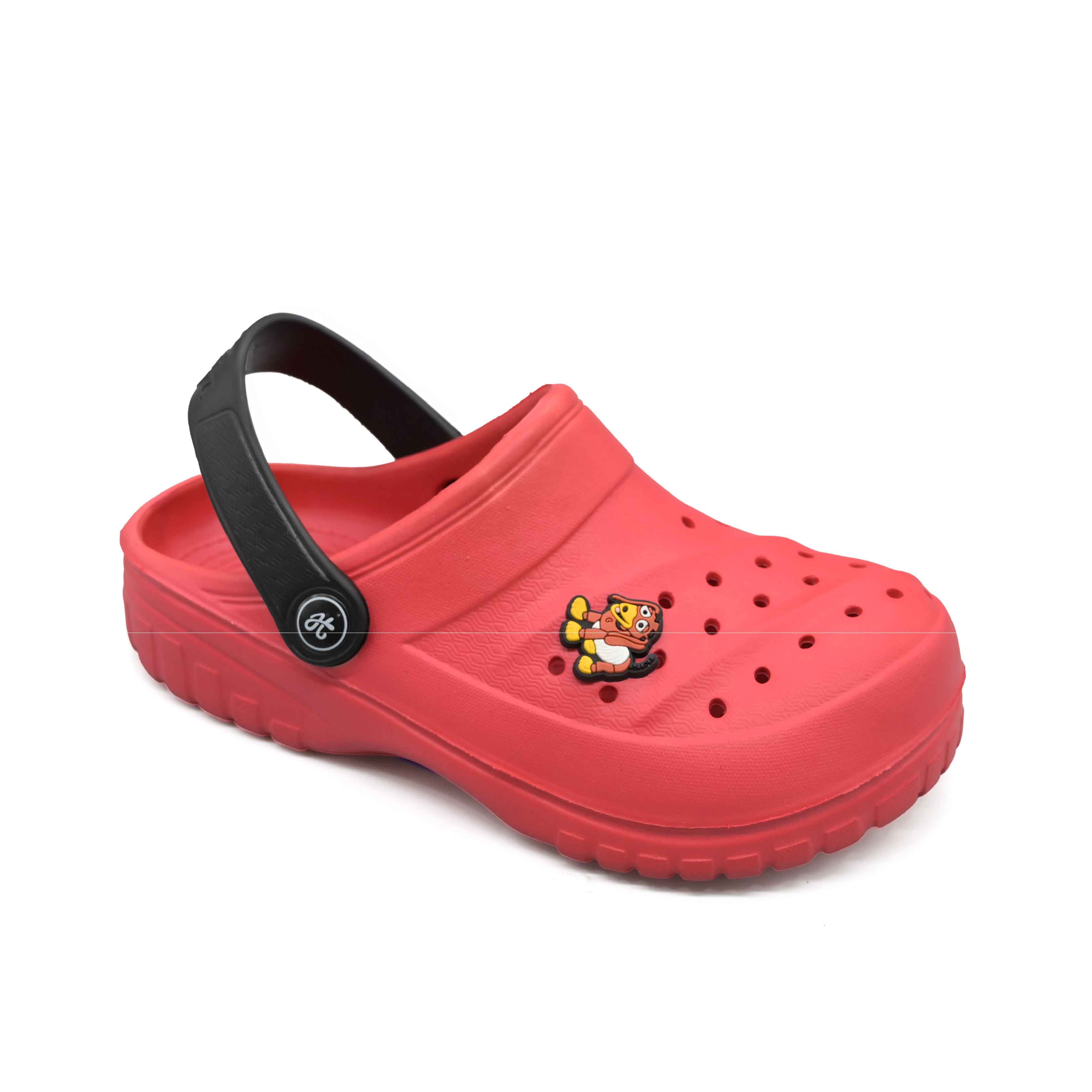 Hippies Puppy Kids’ Clogs - Red