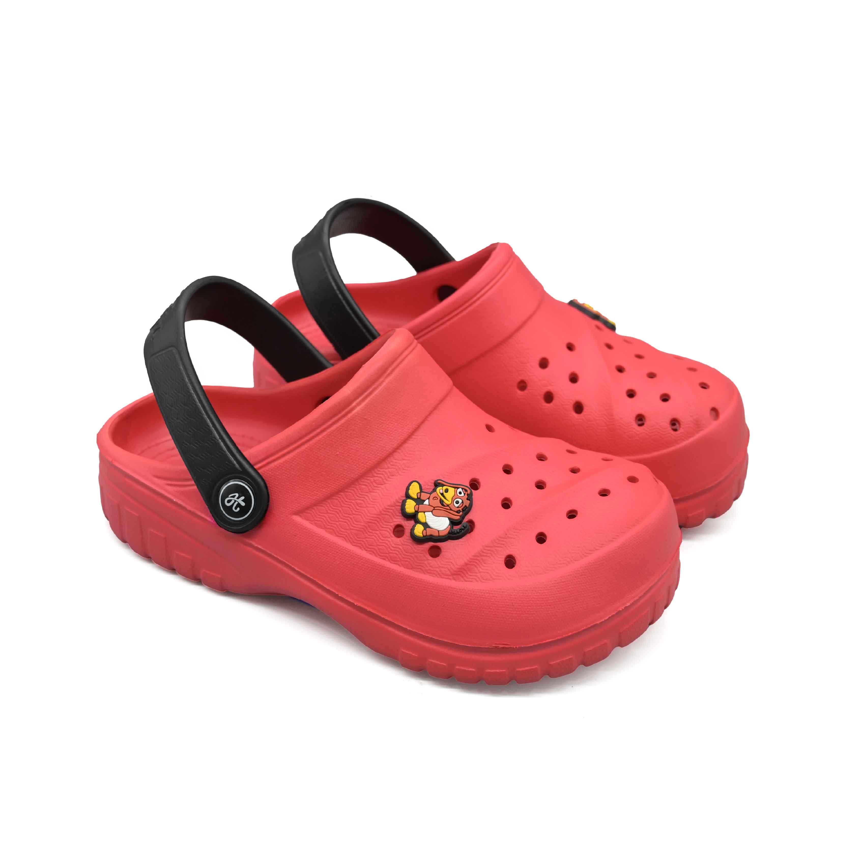 Hippies Puppy Kids’ Clogs - Red