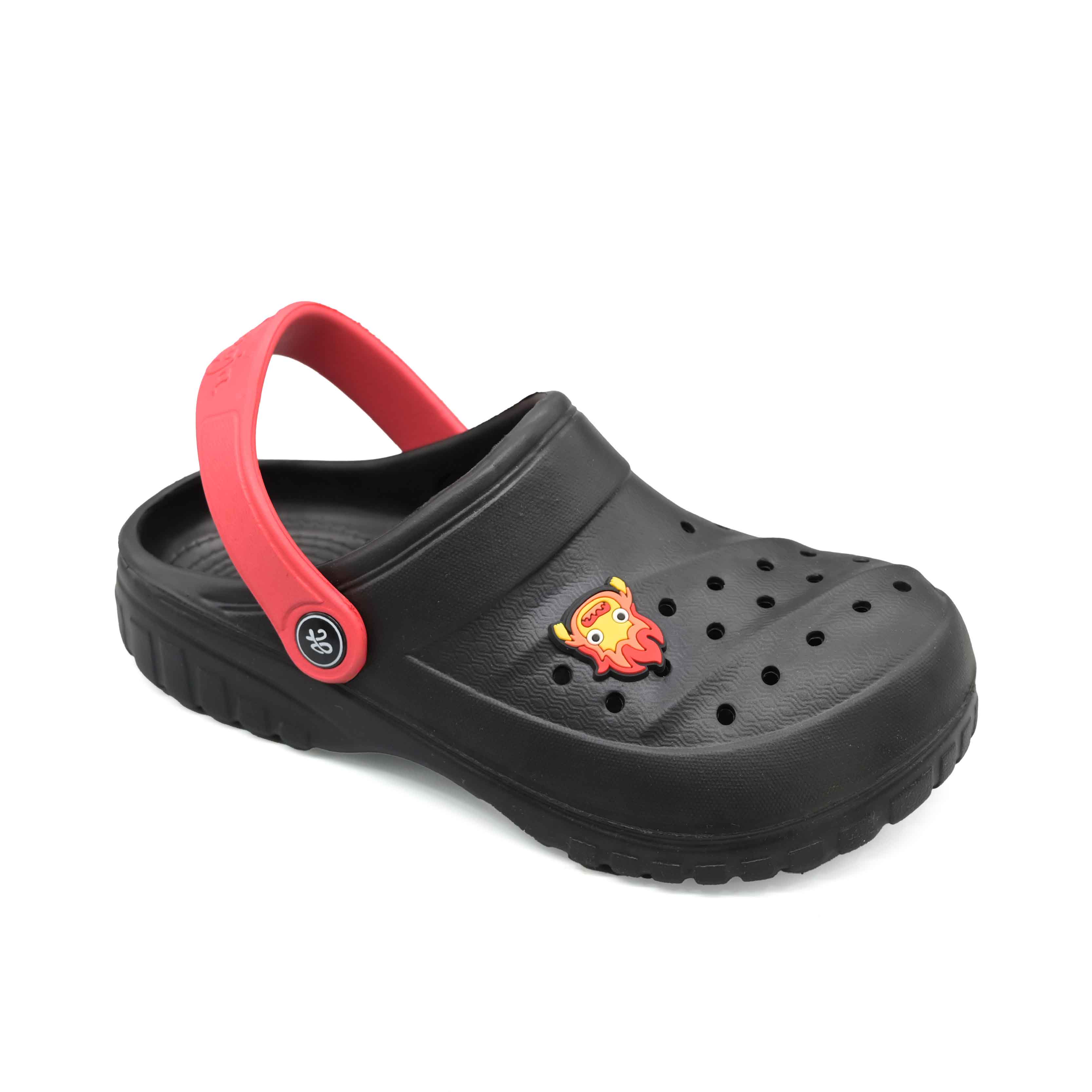 Hippies Dragon Kids’ Clogs - Black