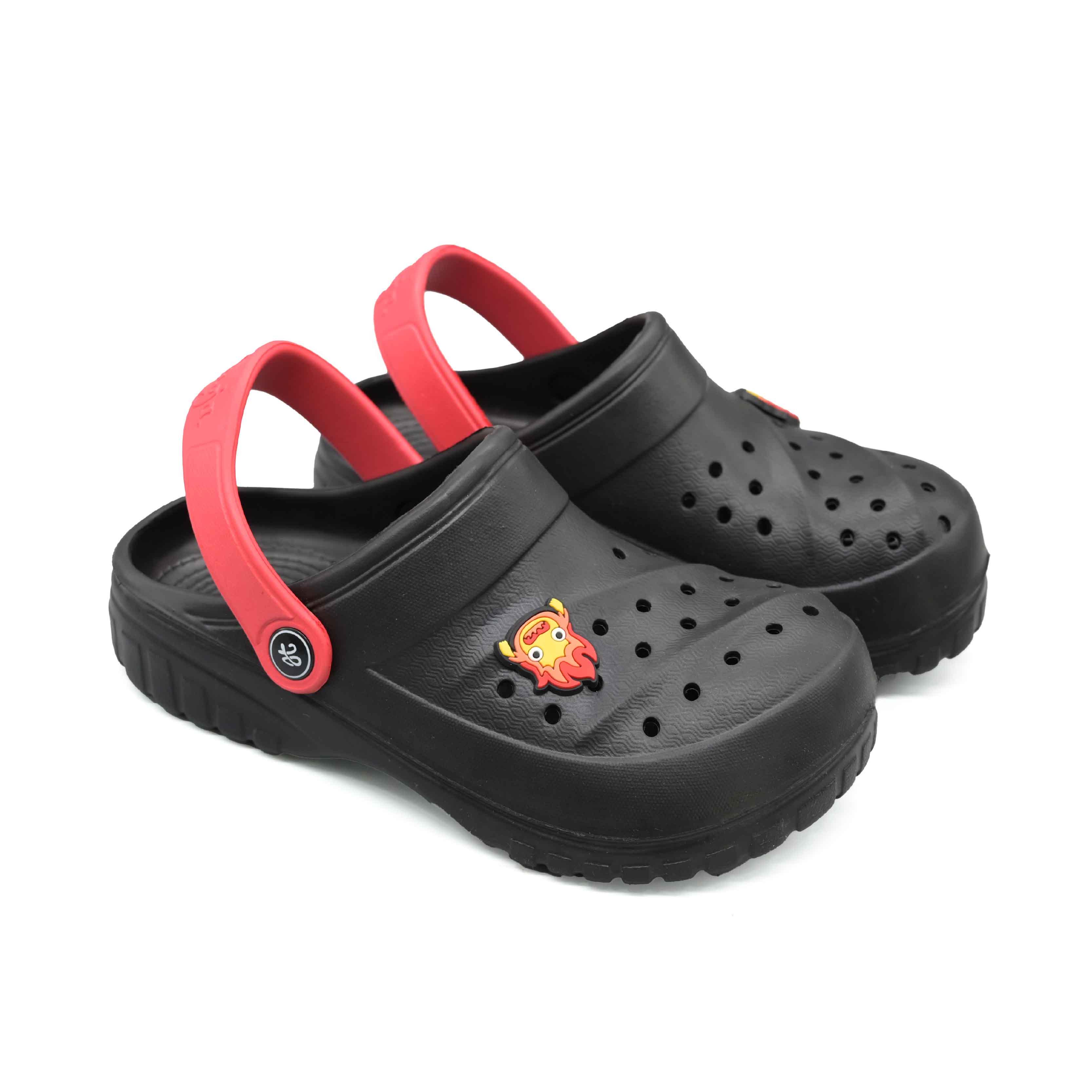 Hippies Dragon Kids’ Clogs - Black
