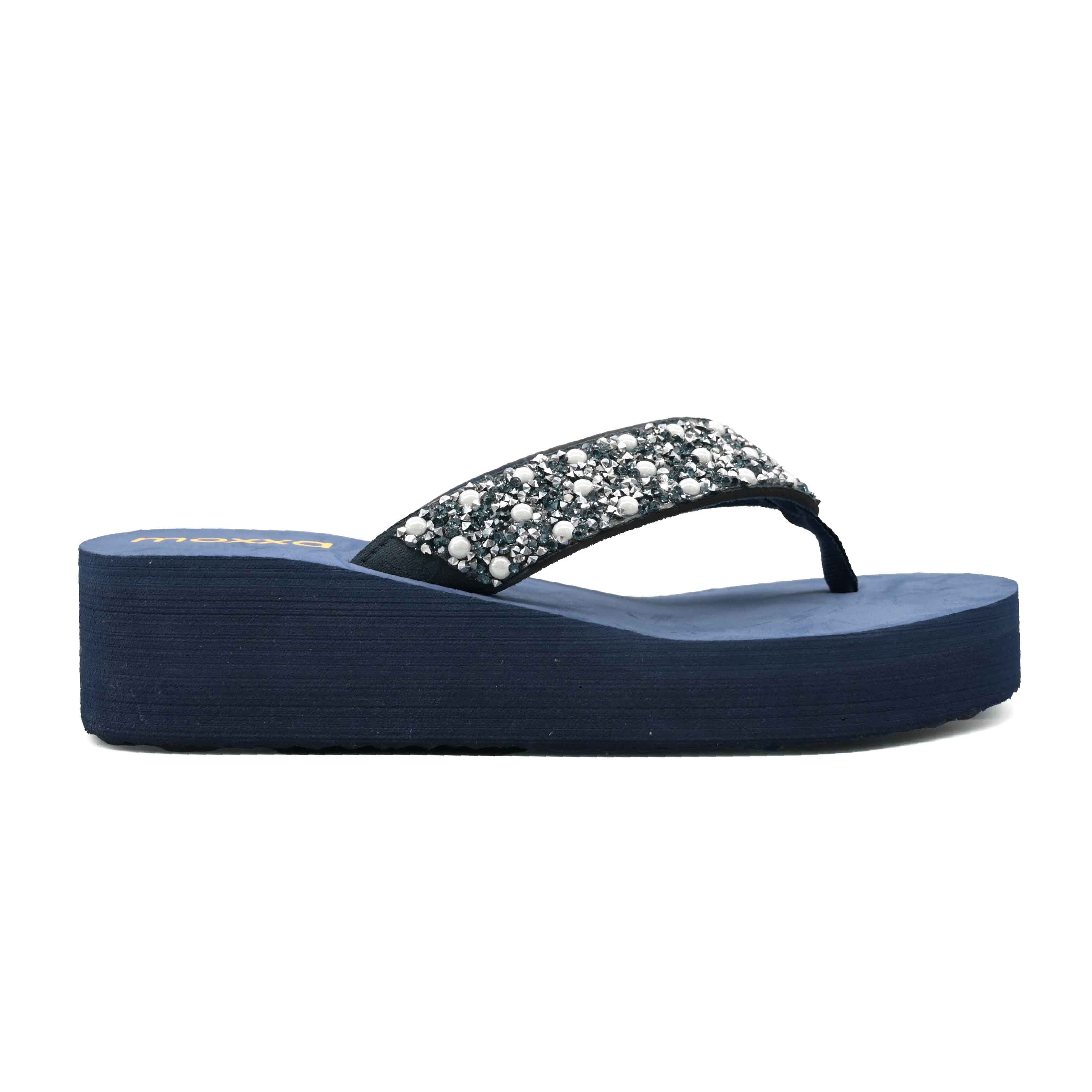 Moxxa Evita Ladies’ Wedge Sandals - Grey