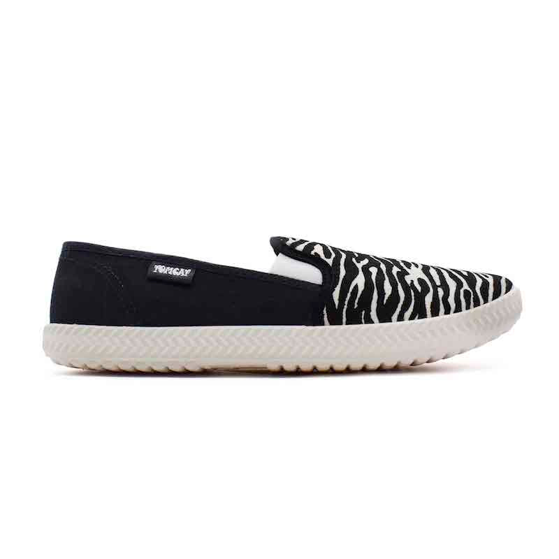 Tomcat Slip-On Canvas Shoes - Zebra
