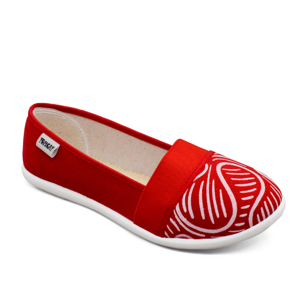 Tomcat Ivy Twist Canvas Shoes - Red