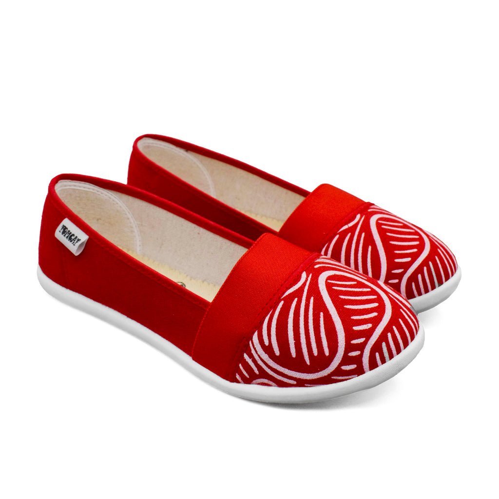 Tomcat Ivy Twist Canvas Shoes - Red