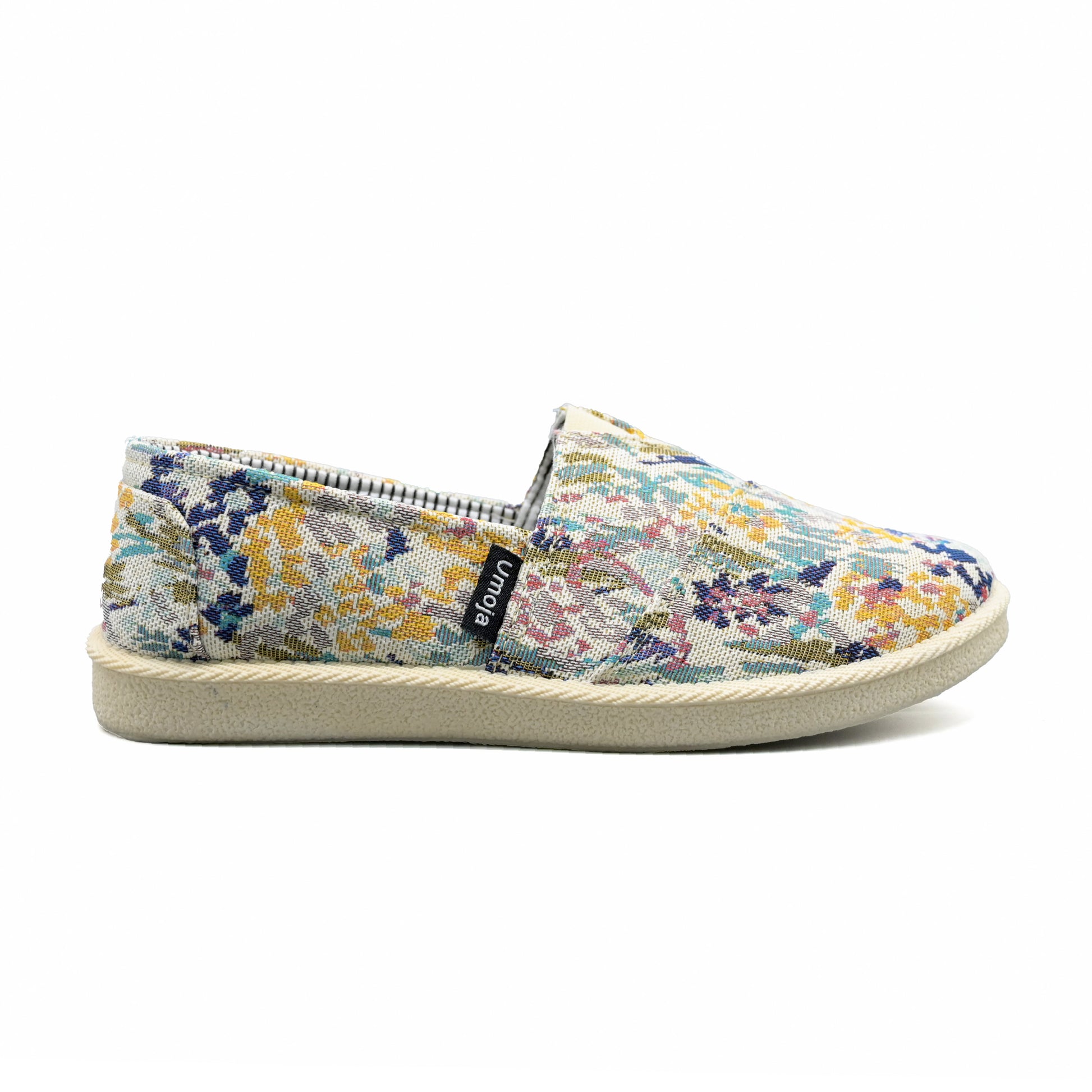 Esparto Ladies Casual Slip-Ons - Mix Cream