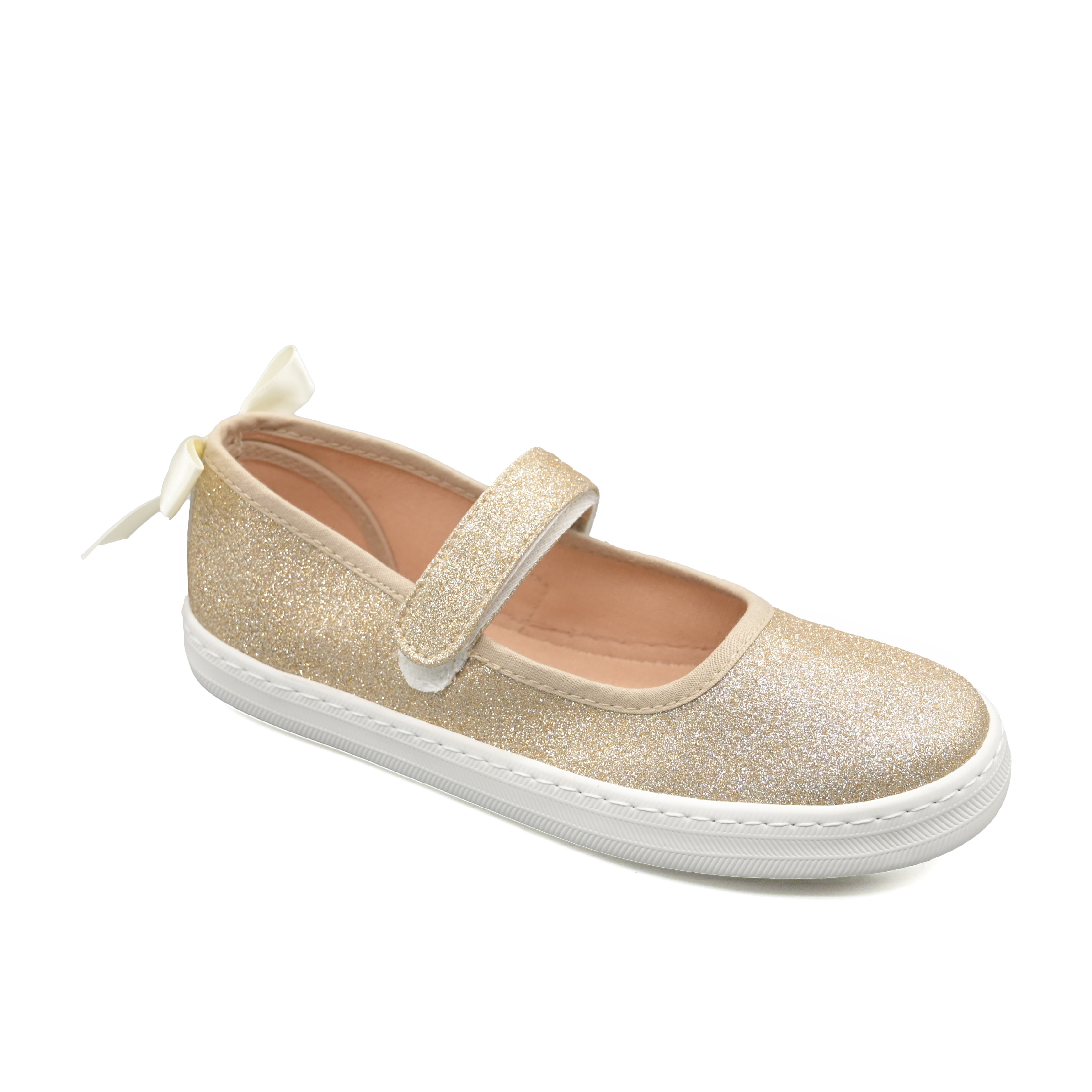 Umoja Helen Girls’ Glitter Mary Jane Dress Shoes - Golden