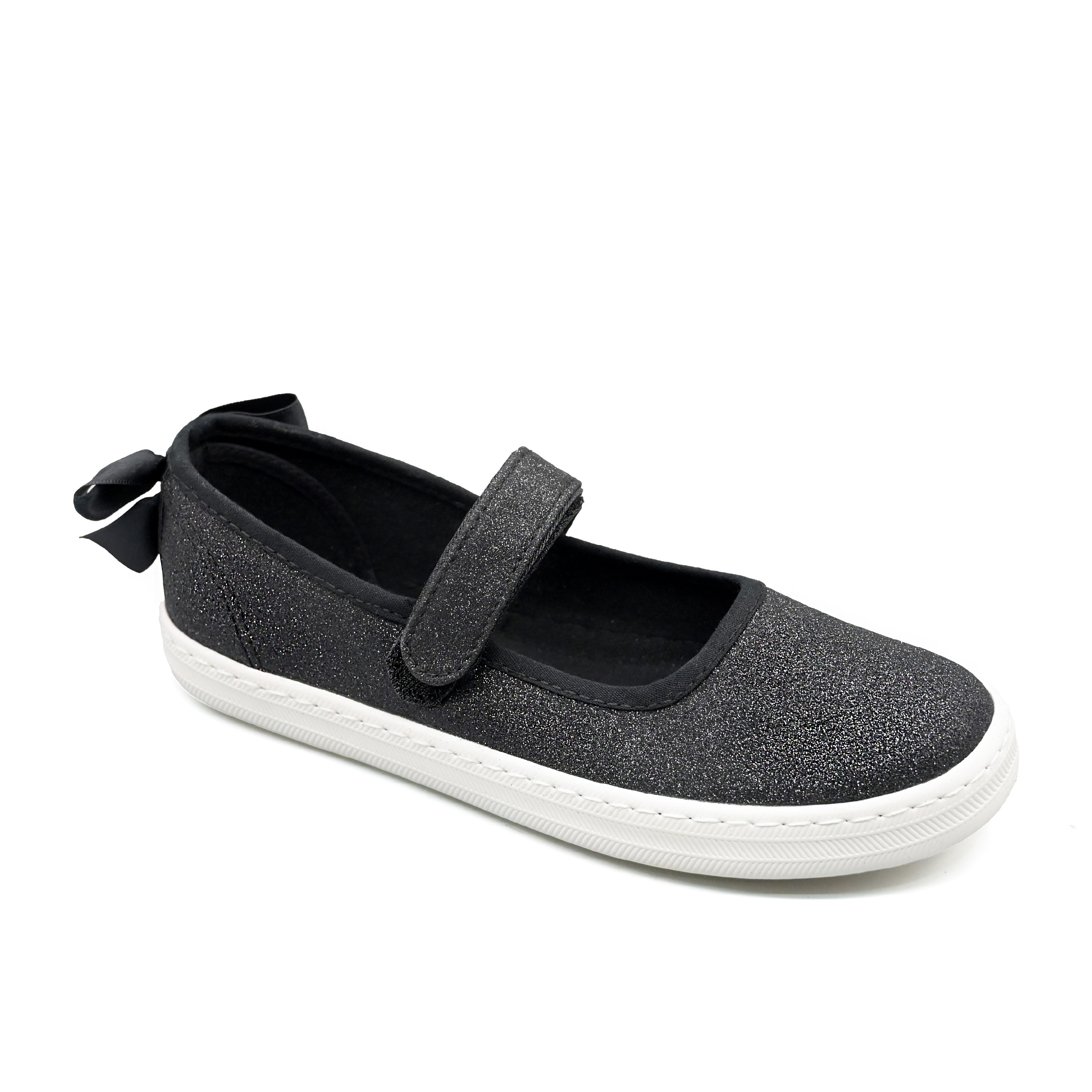 Umoja Helen Girls’ Glitter Mary Jane Dress Shoes - Metallic Black