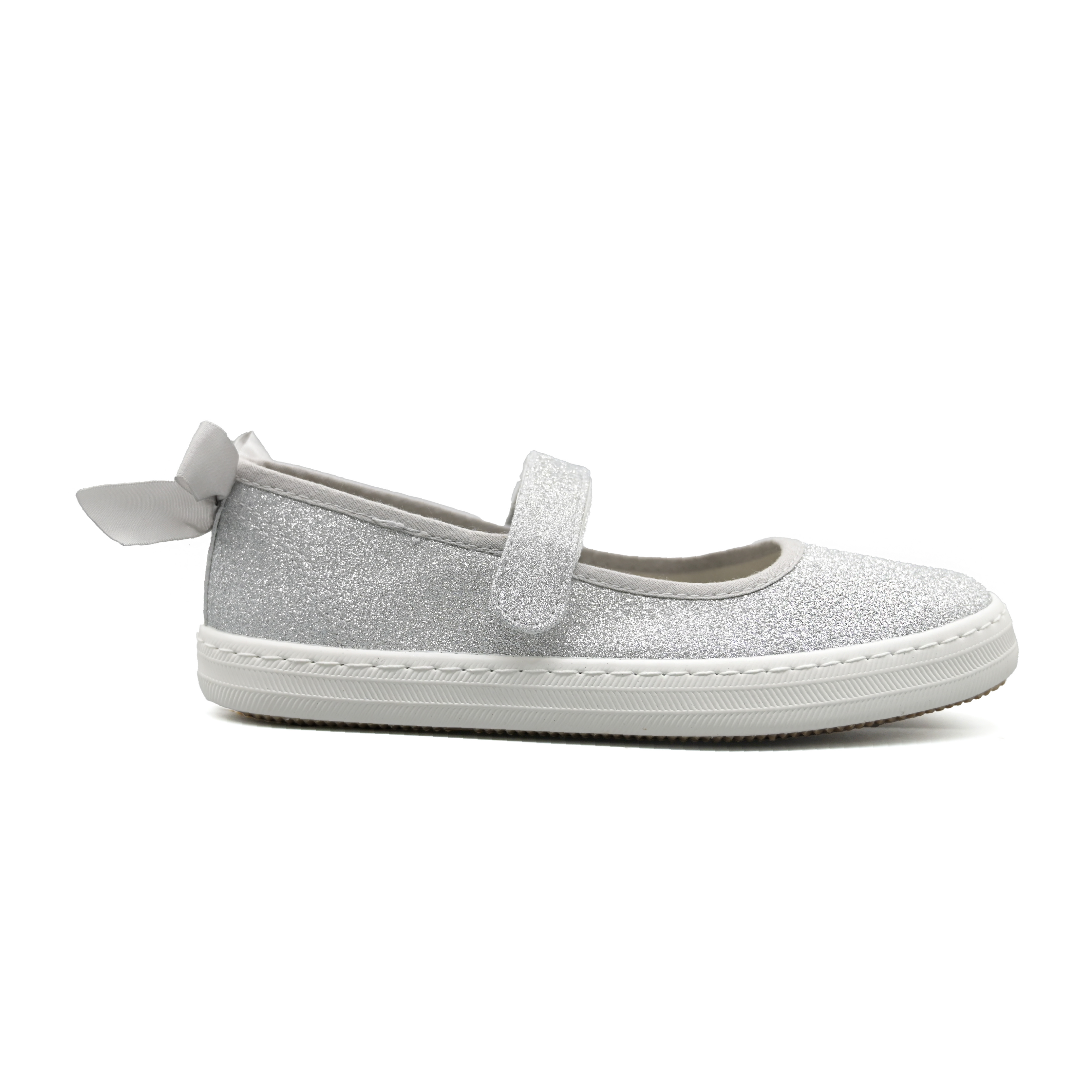 Umoja Helen Girls’ Glitter Mary Jane Dress Shoes - Silver