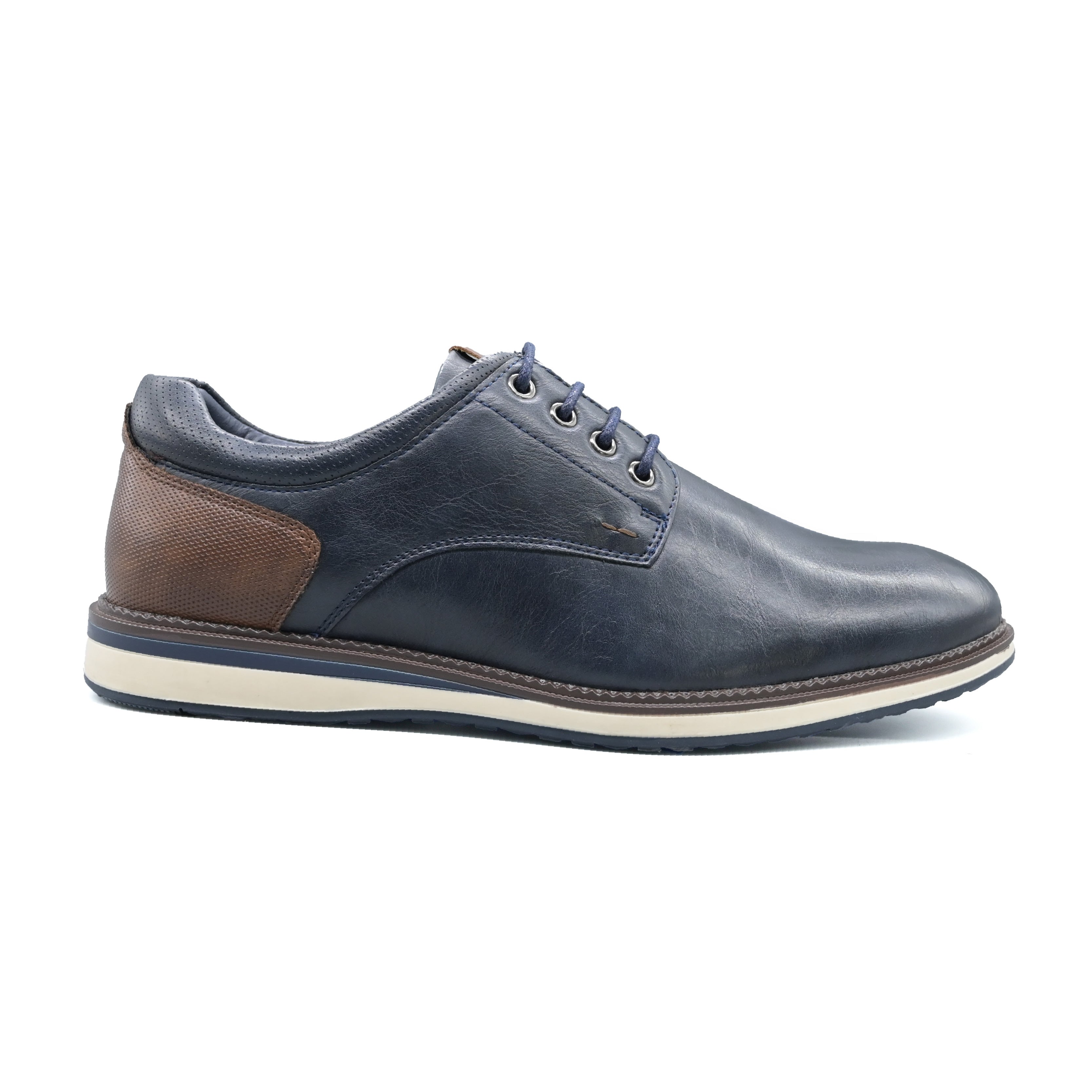 Deniro Ralph Men’s Formal Shoes - Navy Blue