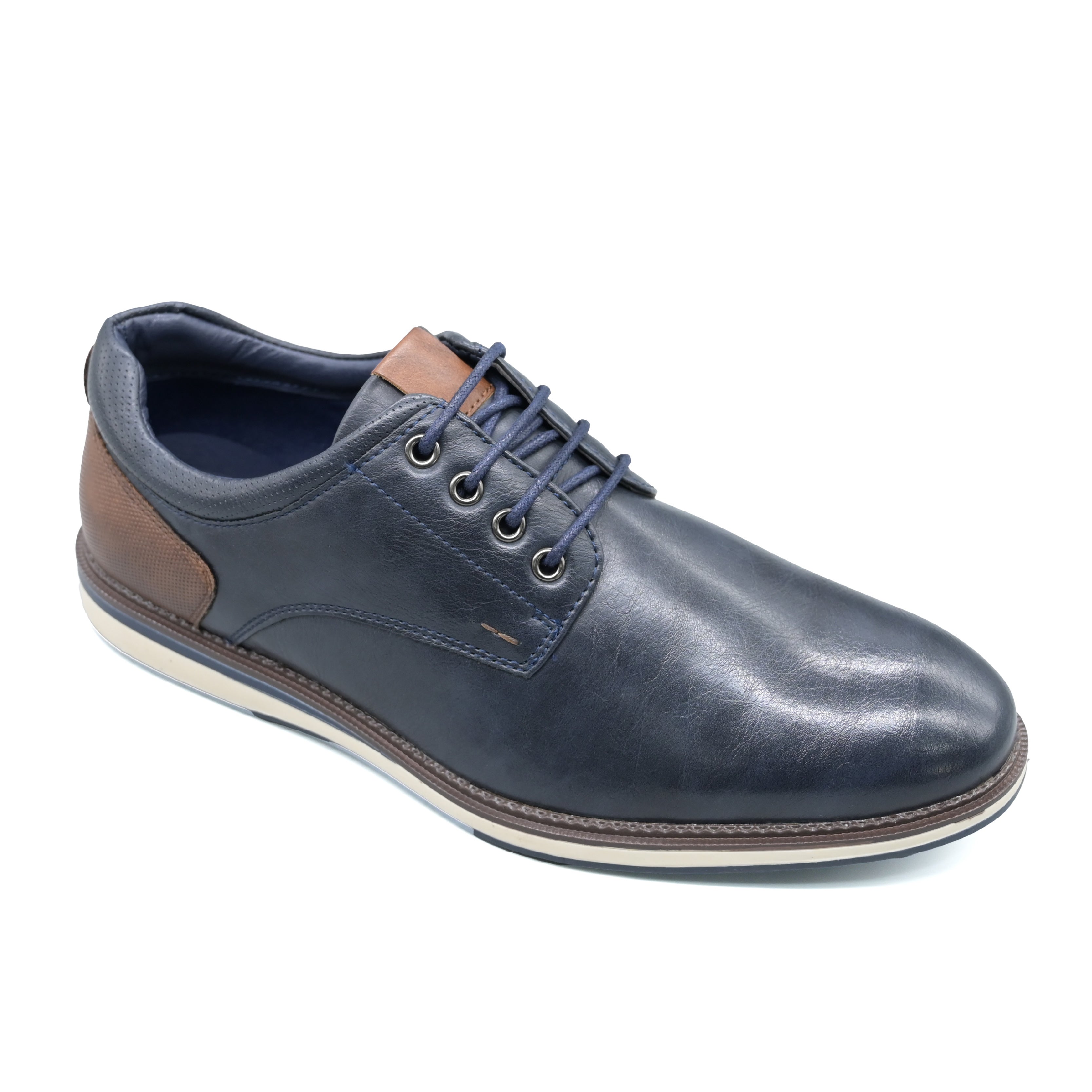 Deniro Ralph Men’s Formal Shoes - Navy Blue