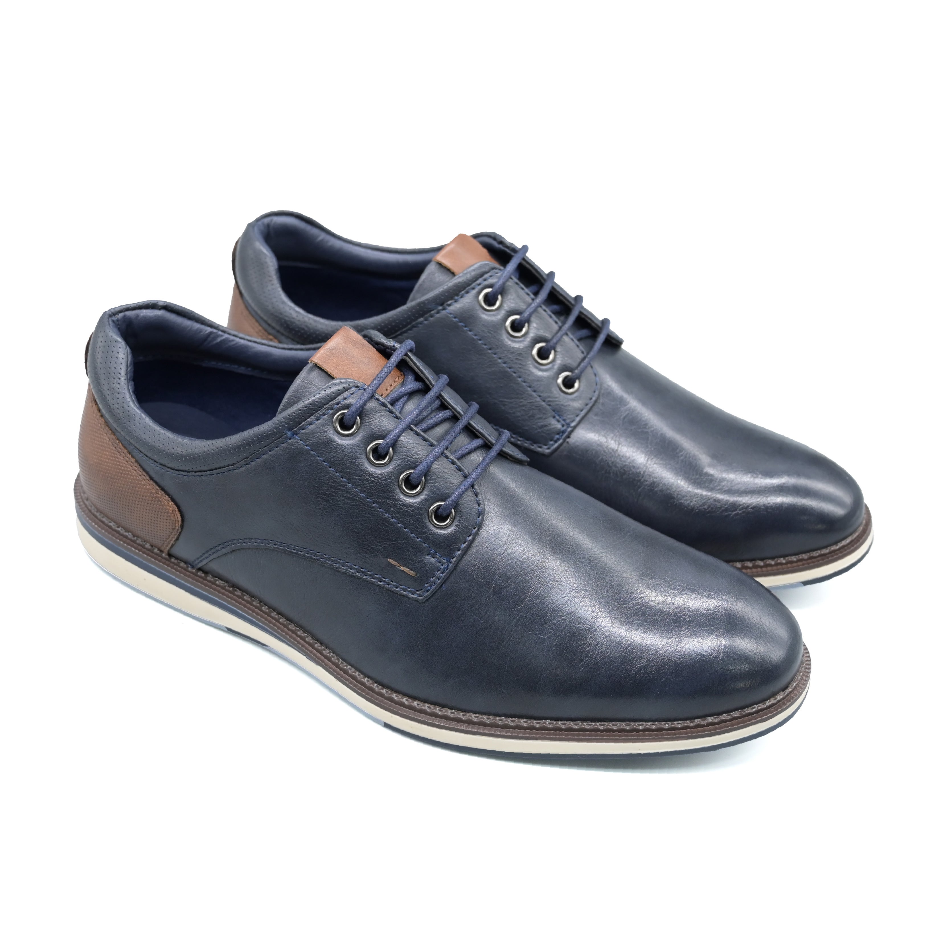Deniro Ralph Men’s Formal Shoes - Navy Blue