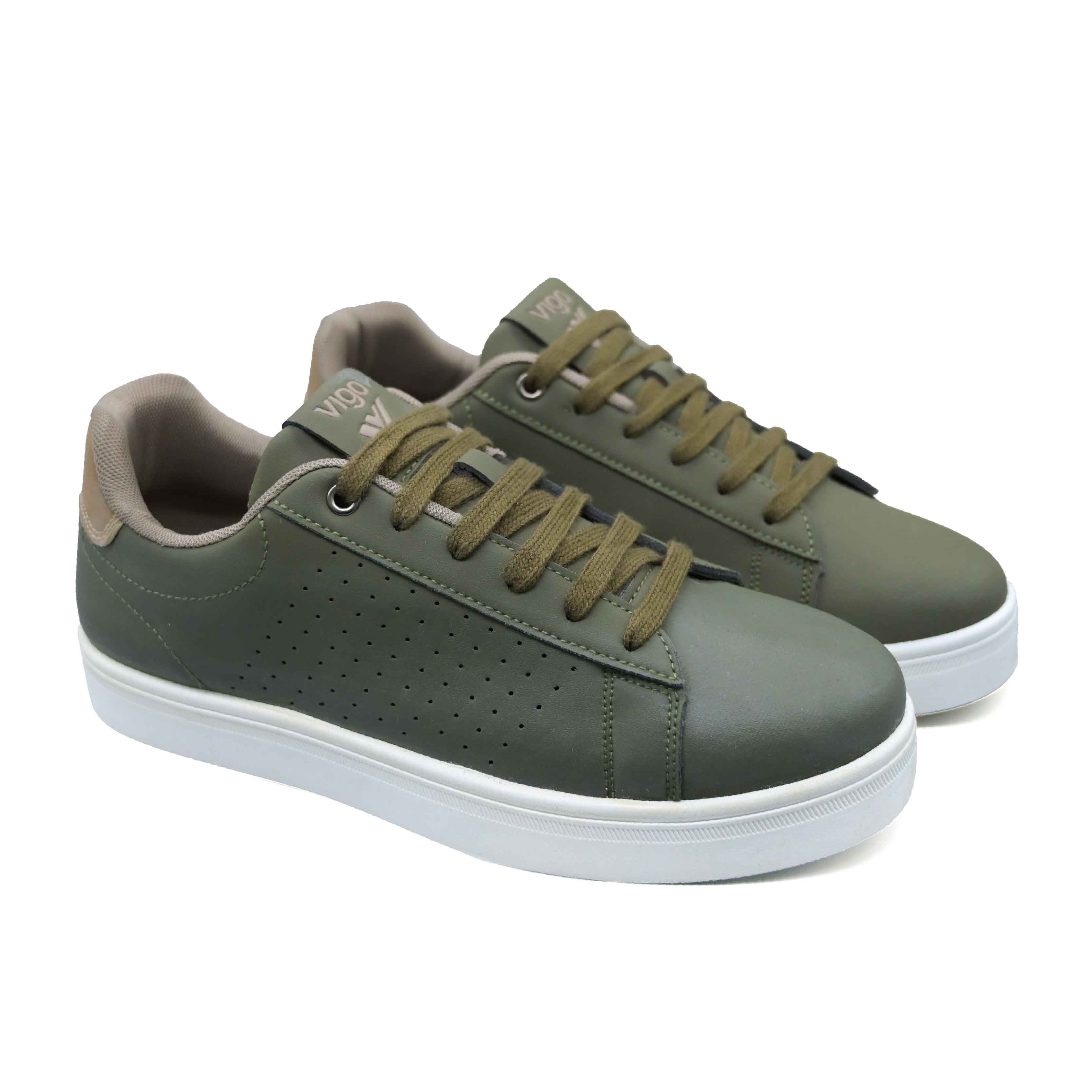 Vigo Stallone Men’s Casual Sneakers - Olive