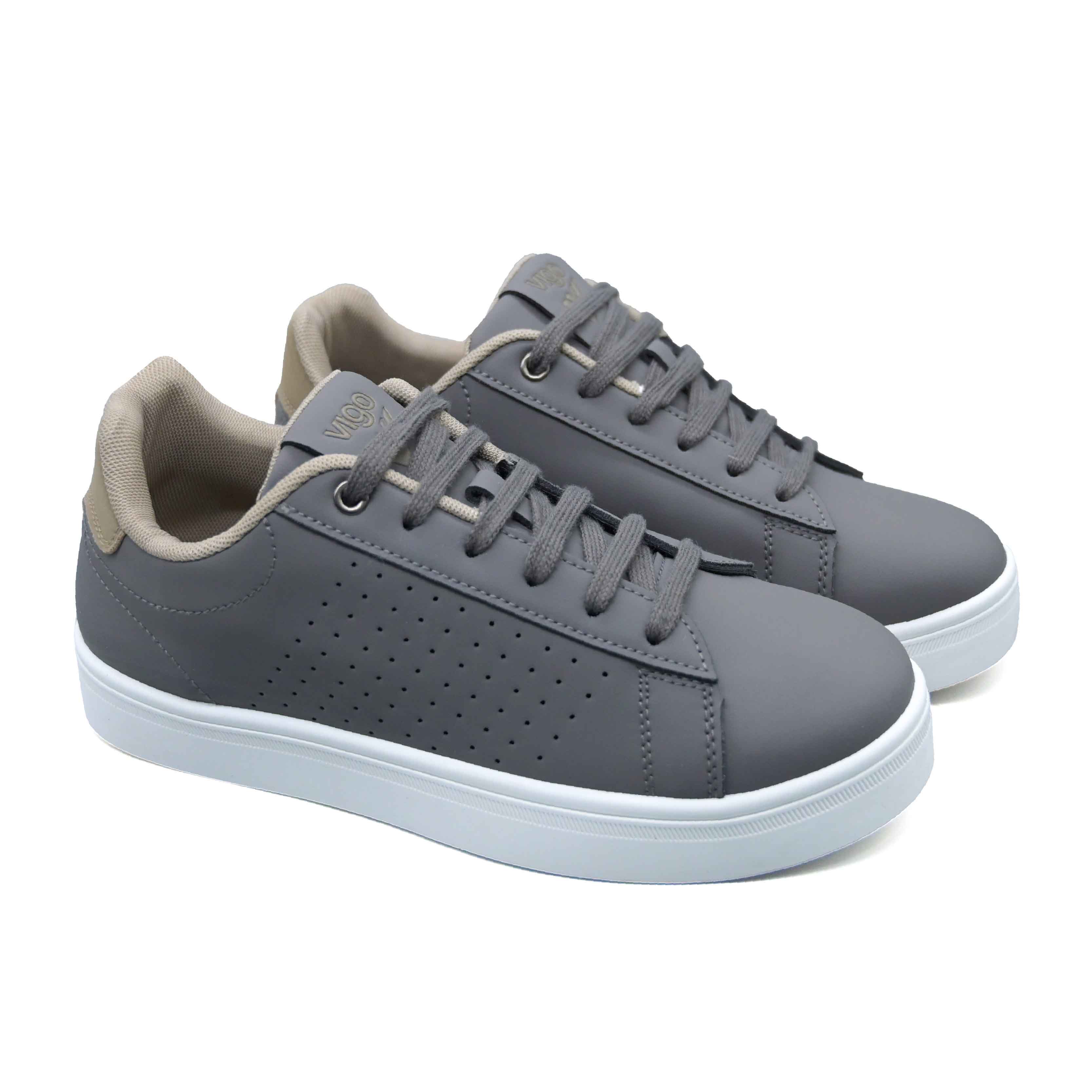 Vigo Stallone Men’s Casual Sneakers - Grey