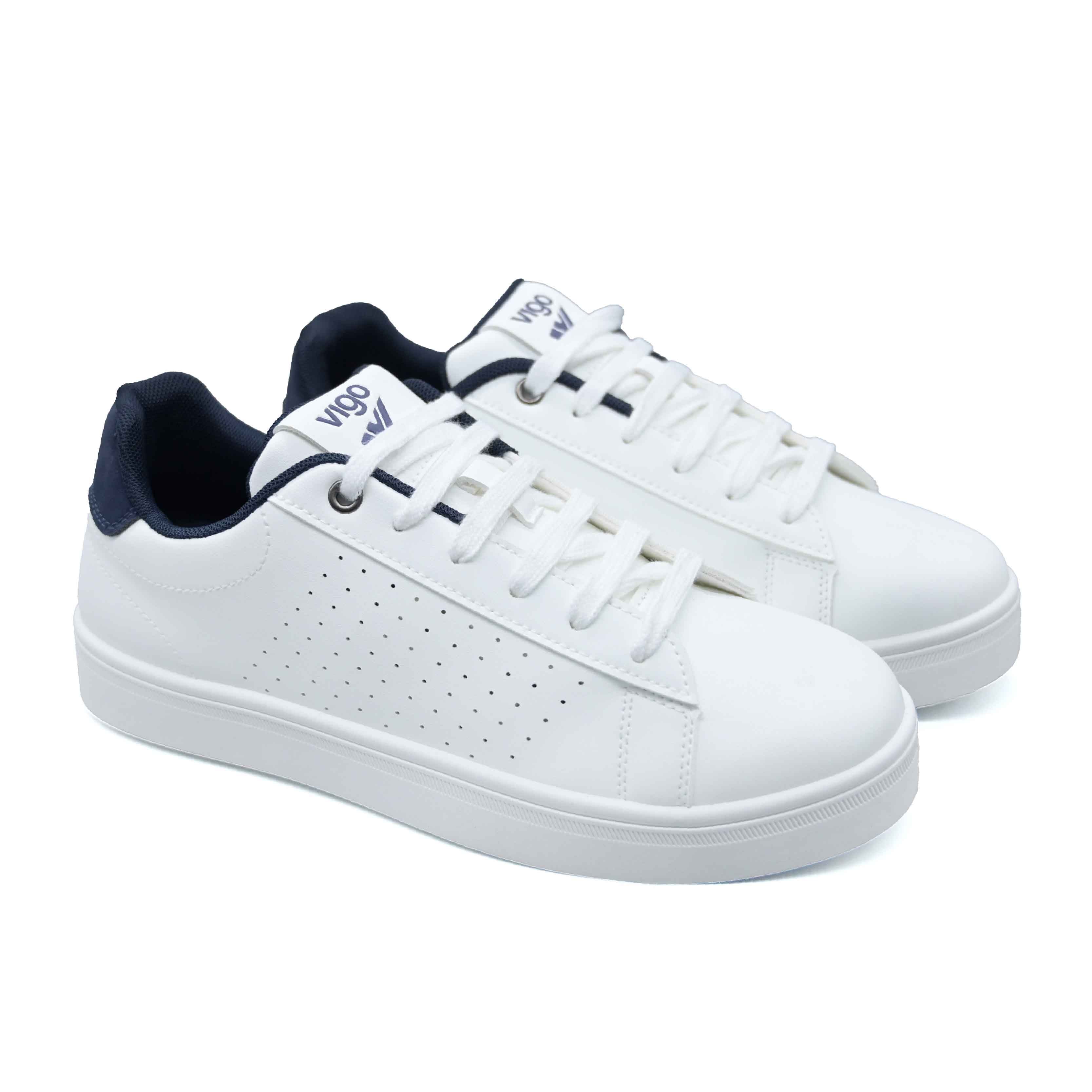 Vigo Stallone Men’s Casual Sneakers - White