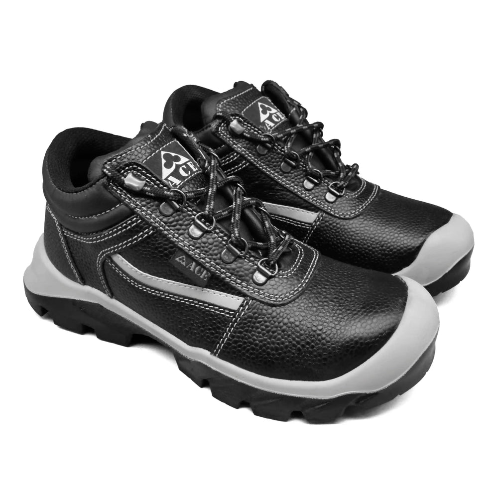 
                      
                        Ace Duma Safety Shoes - Grey(With Grey Strip) - Umoja Africa Kenya
                      
                    