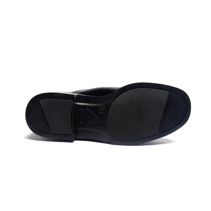 Ace Oxford 1263 Officer Shoes (Shiny) - Black - Umoja Africa