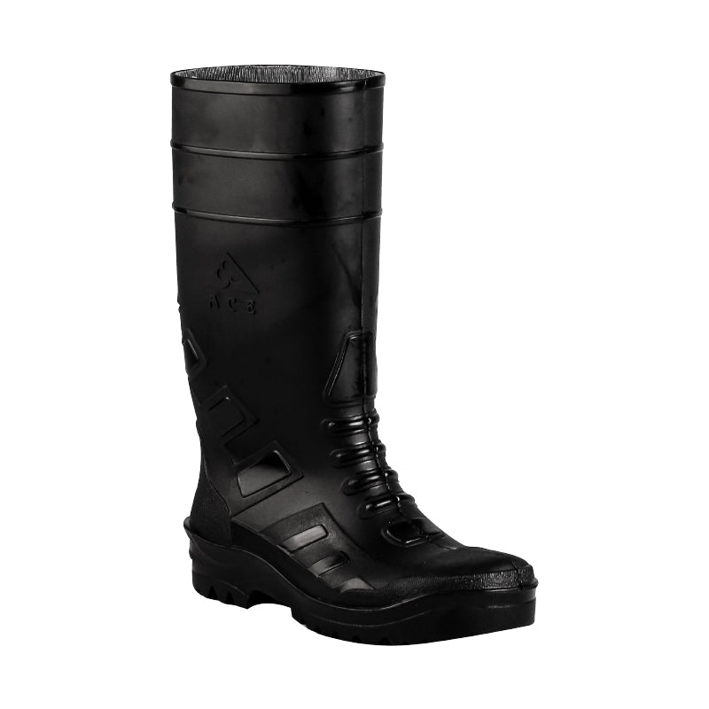 Ace Tsavo Gumboots (No Steel Toe) - Black - Umoja Africa