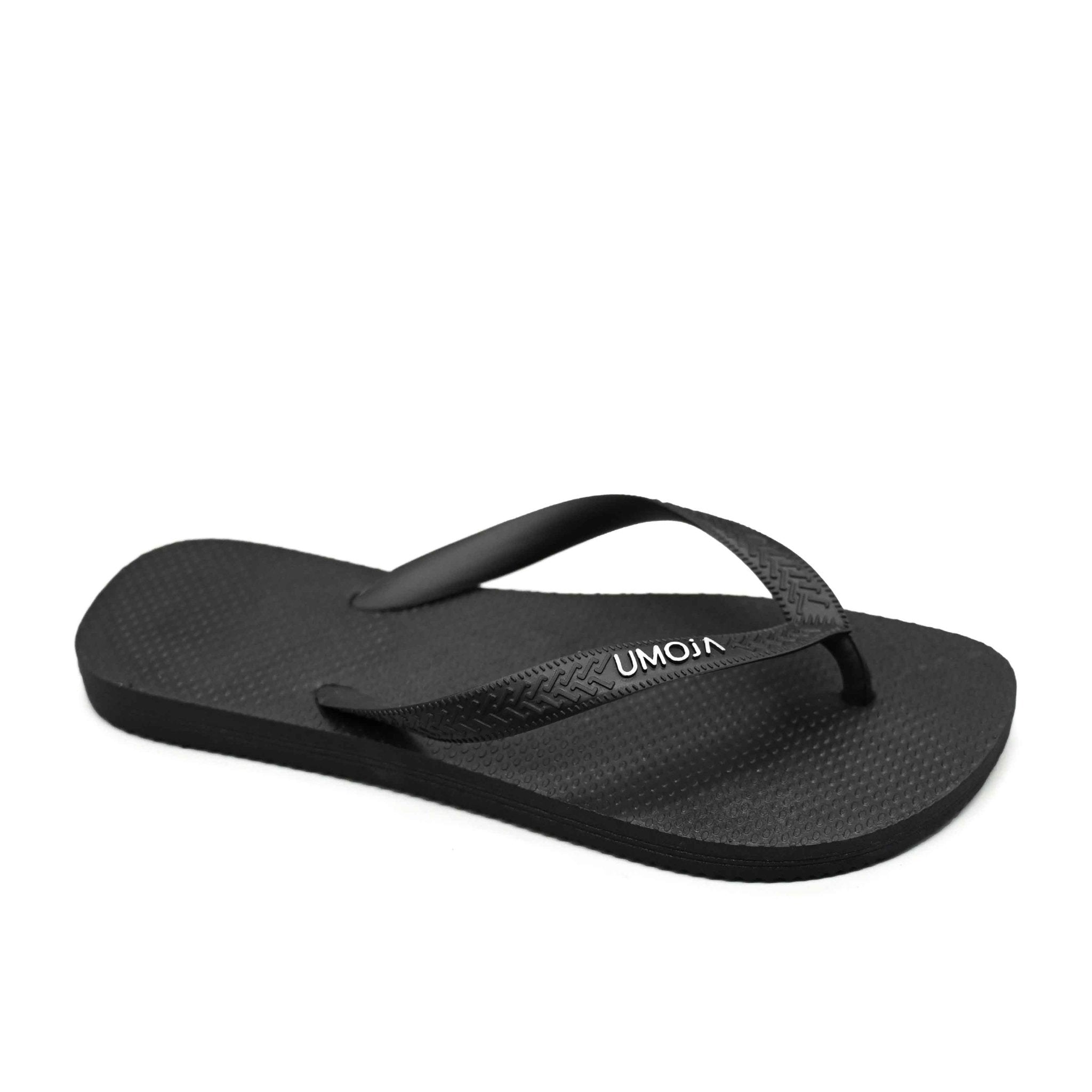 Brazil – Unisex Flip - Flops - Black - Umoja Africa Kenya