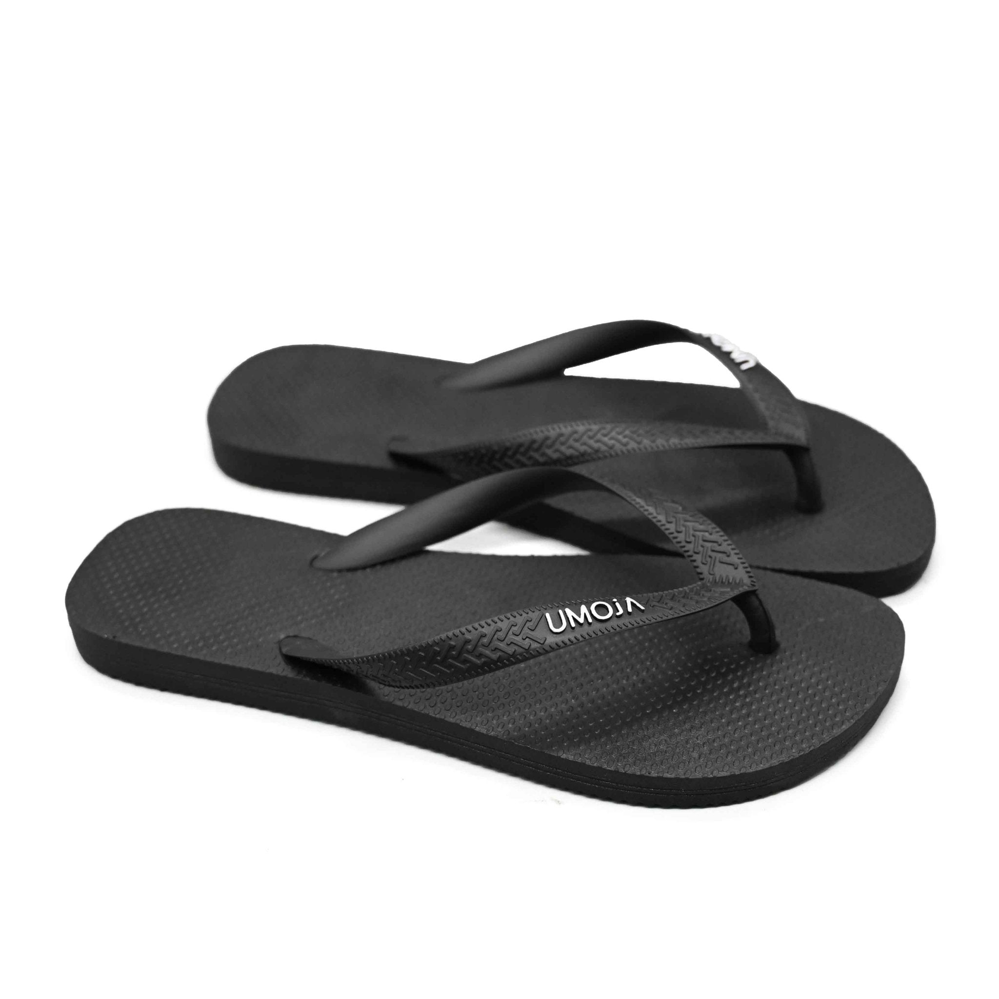 Brazil – Unisex Flip - Flops - Black - Umoja Africa Kenya