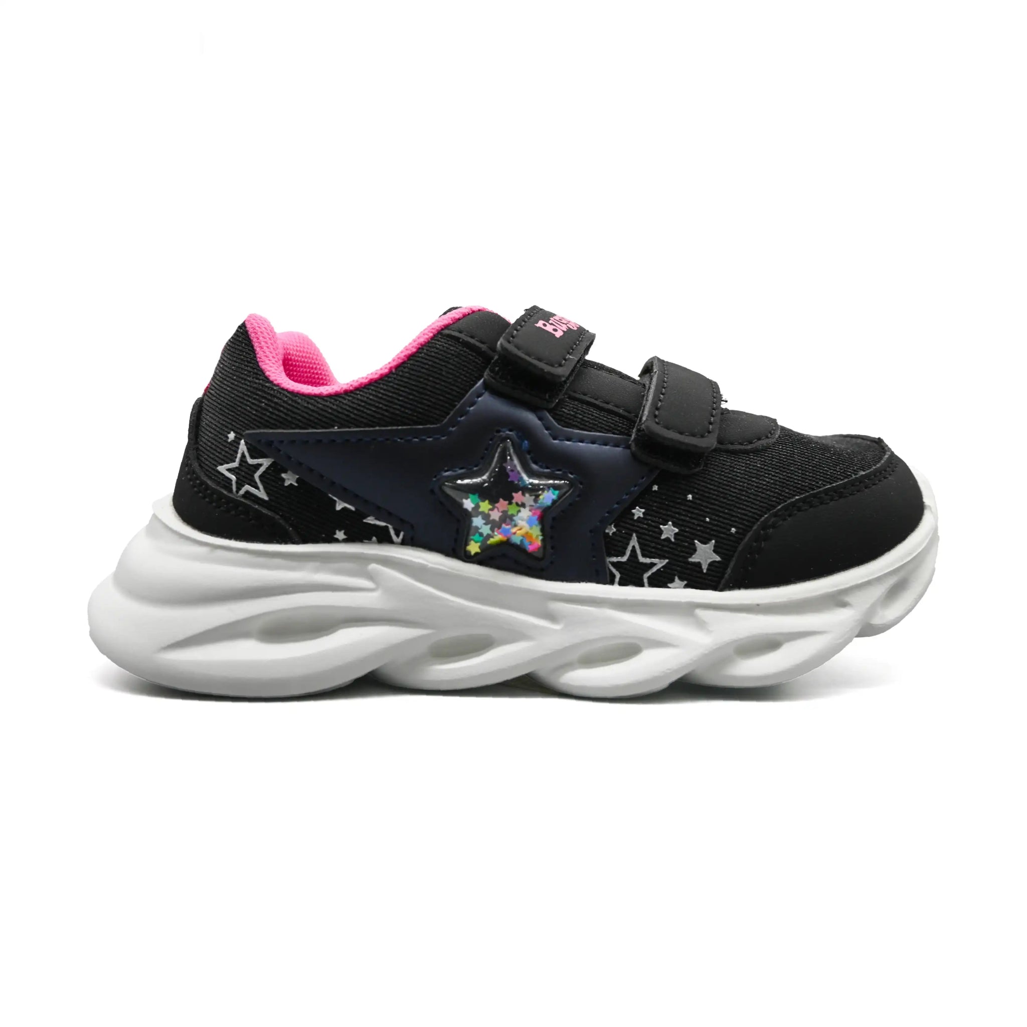 Buggies Mia Kids Shoes - Black/Pink - Umoja Africa Kenya