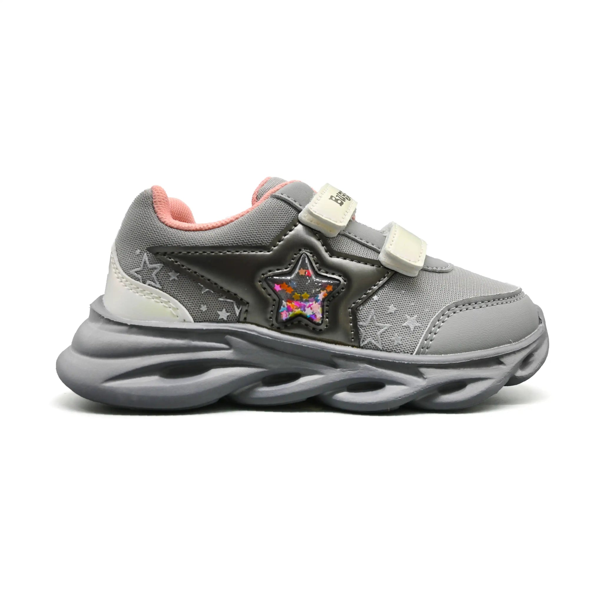 Buggies Mia Kids Shoes - Grey/Lilac - Umoja Africa Kenya