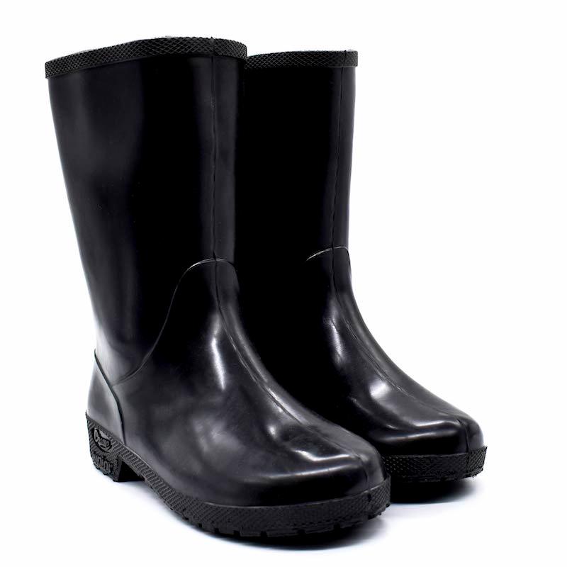 Champ Junior Gumboots Black - Umoja Africa