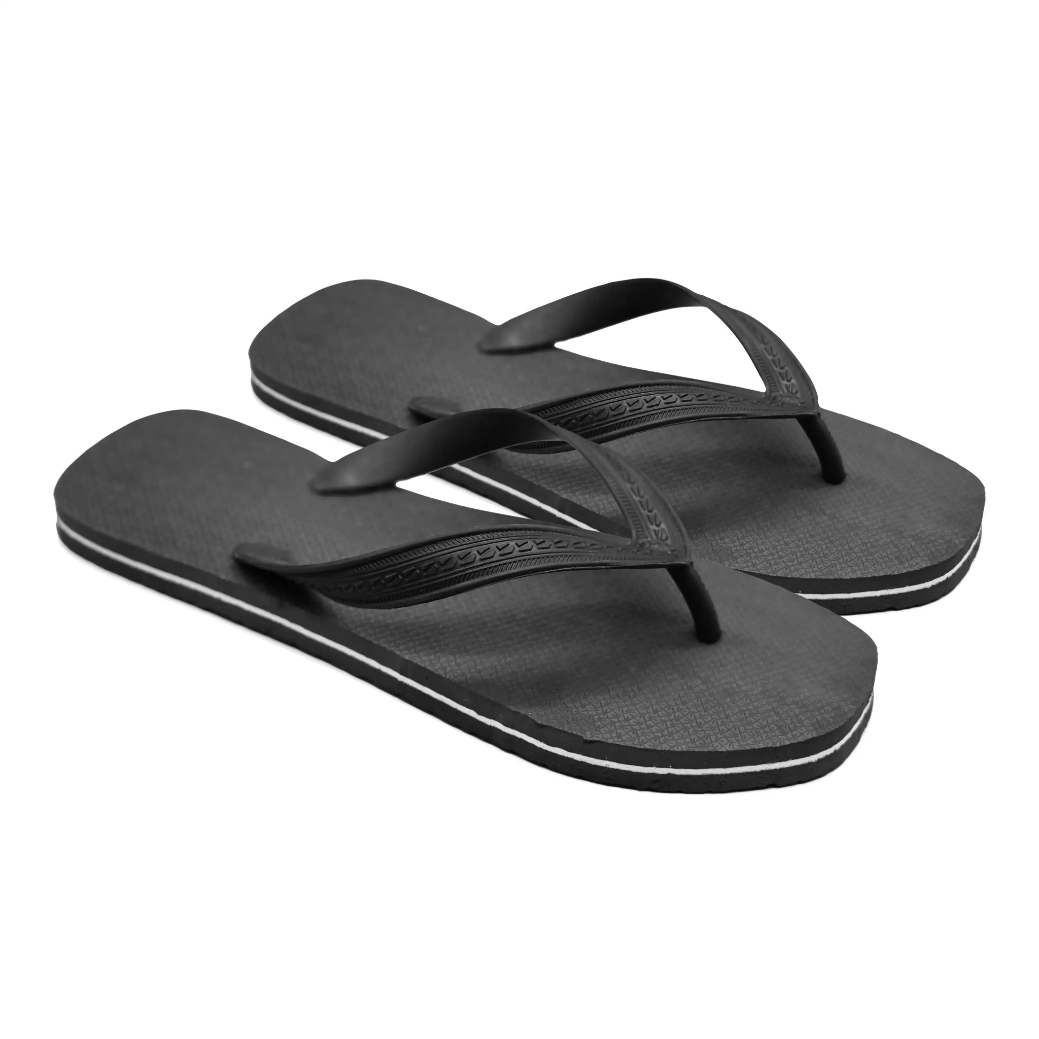 Comfy Slippers - Black - Umoja Africa Kenya