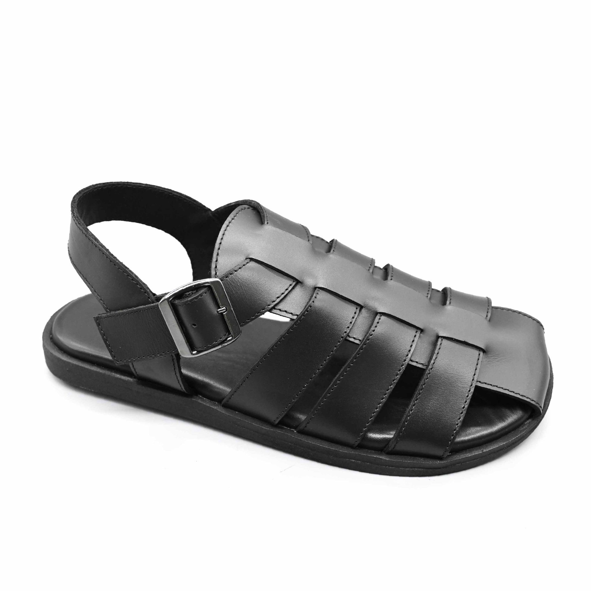Deniro Fisher Men’s Sandals - Black - Umoja Africa Kenya