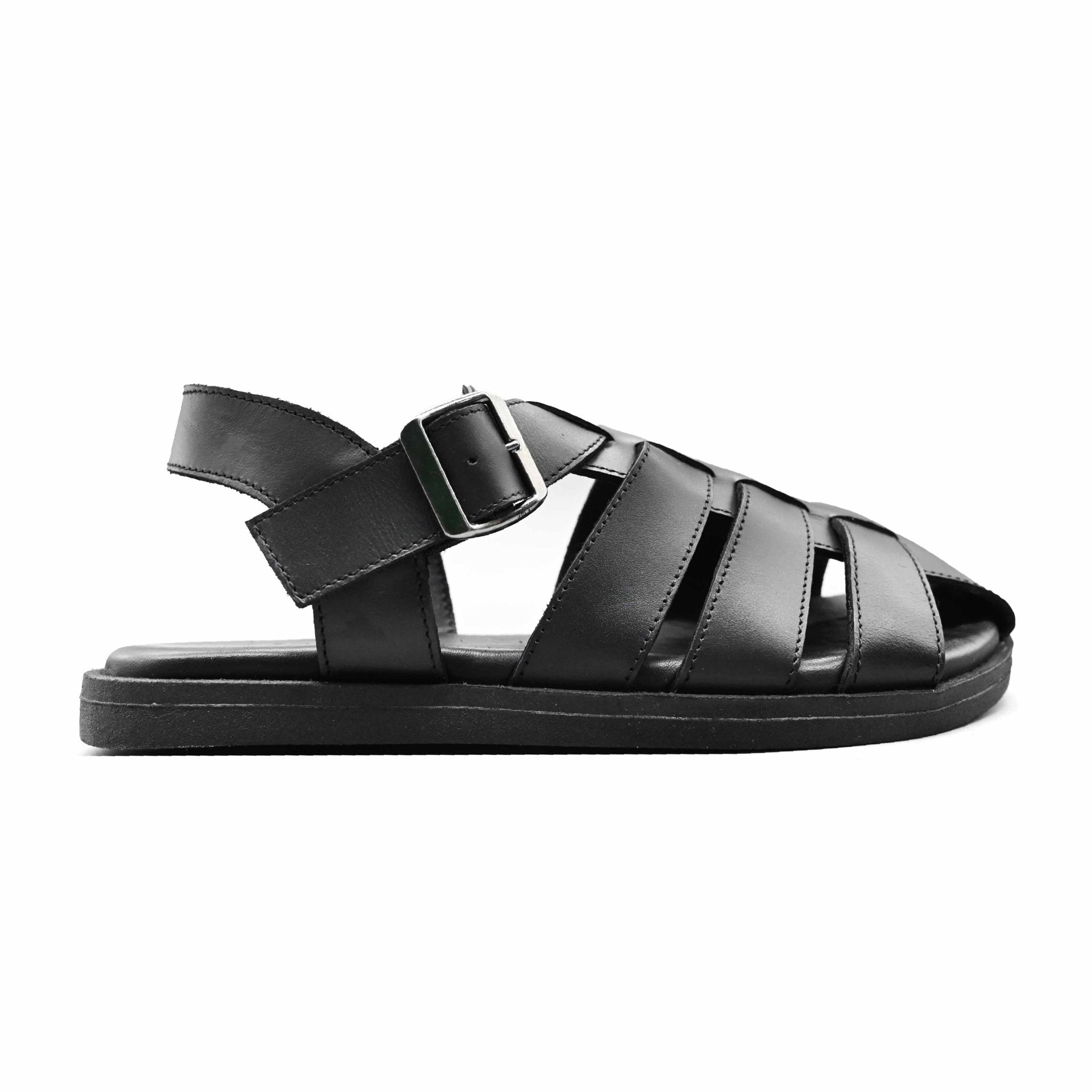 Deniro Fisher Men’s Sandals - Black - Umoja Africa Kenya