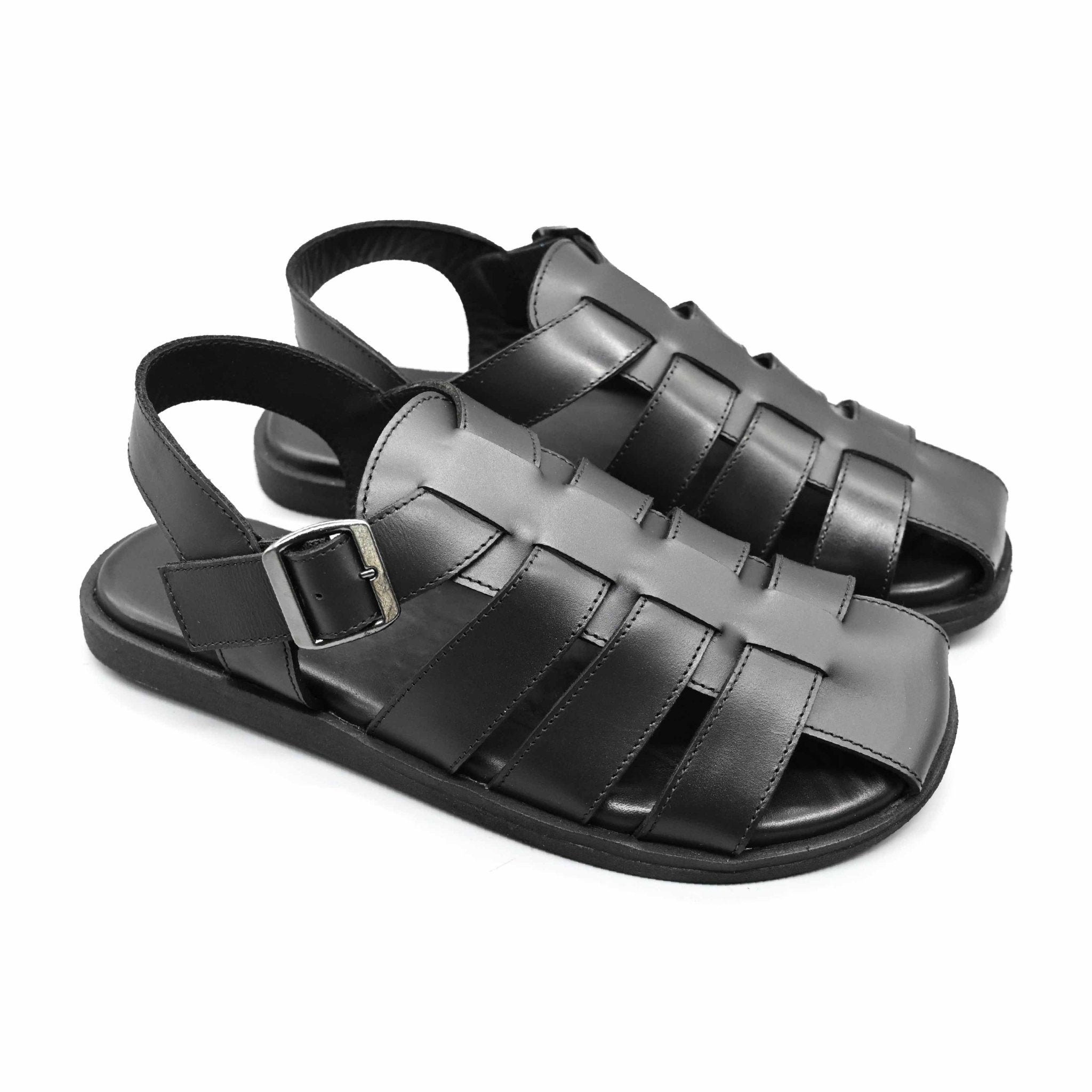 Deniro Fisher Men’s Sandals - Black - Umoja Africa Kenya