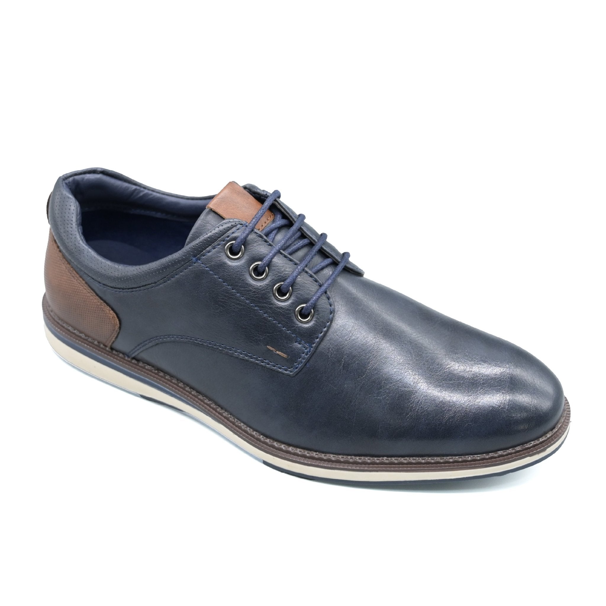 Deniro Ralph Men’s Formal Shoes - Navy Blue - Umoja Africa Kenya