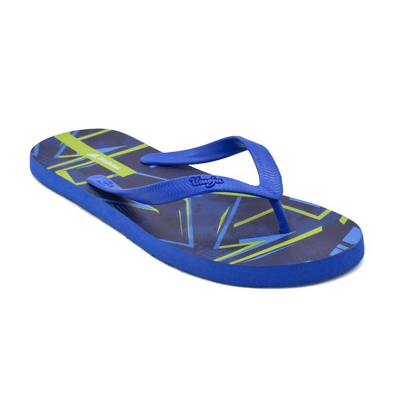 Digital Slipper Men - Abstract Blue - Umoja Africa