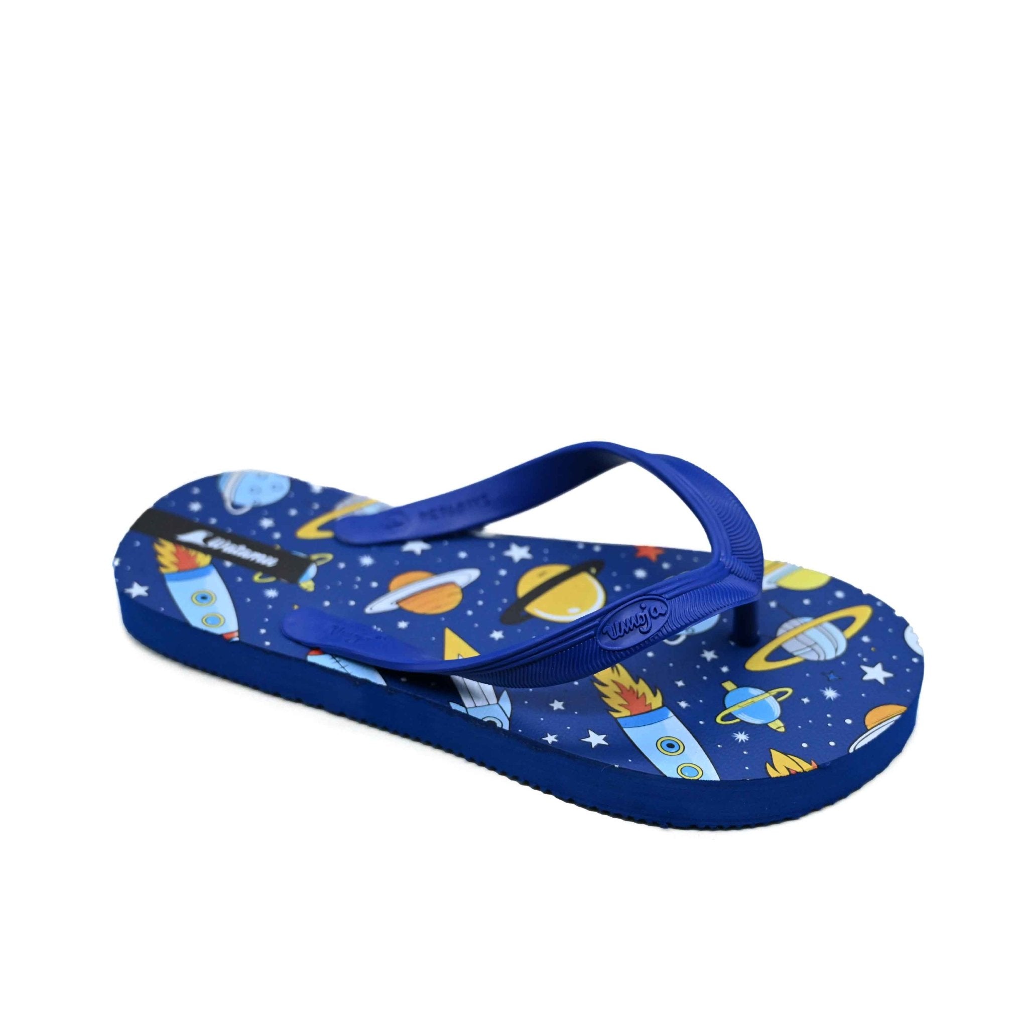 Digital Slippers Boys Blue Spaceman – Boys’ Flip - Flops - Umoja Africa Kenya
