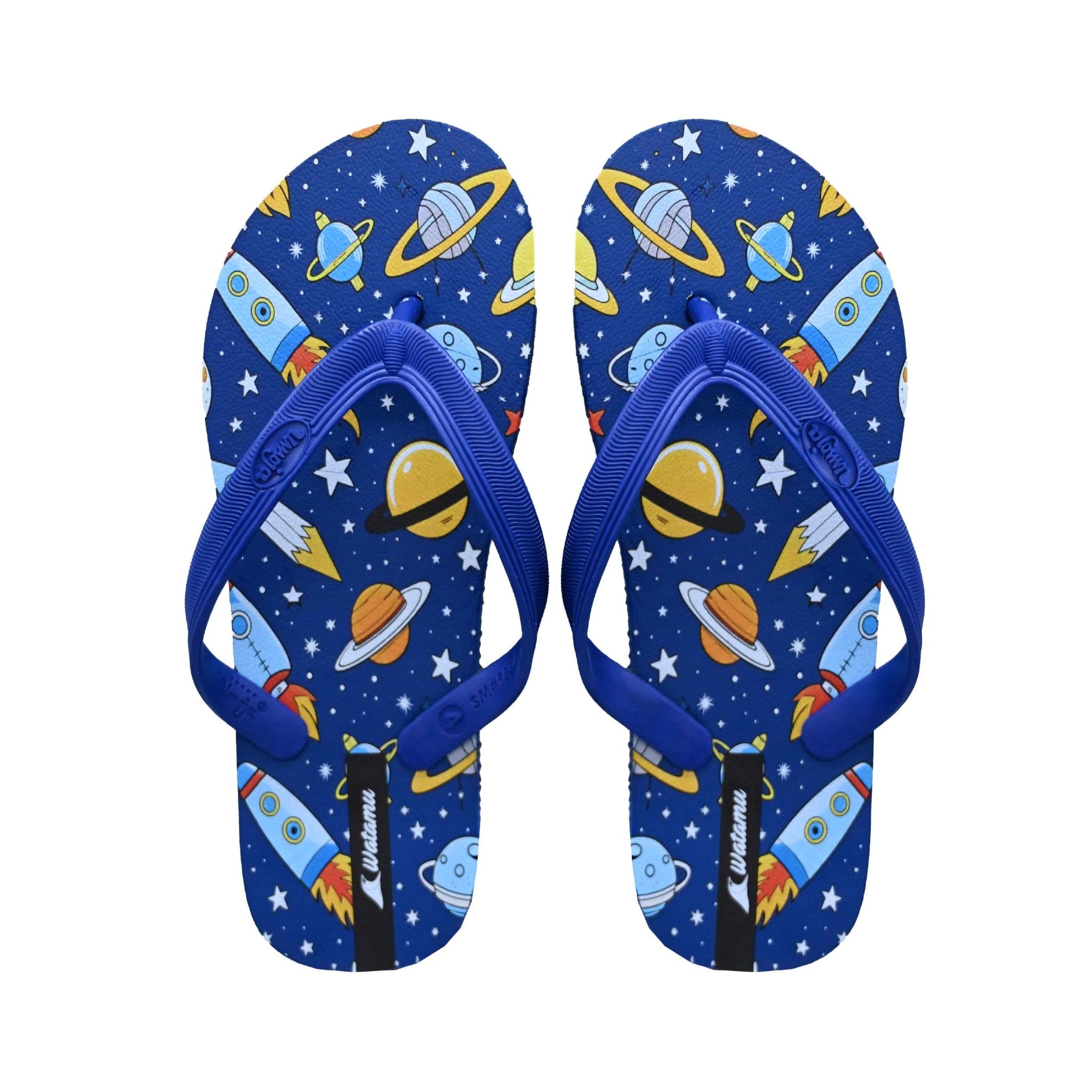 Digital Slippers Boys Blue Spaceman – Boys’ Flip - Flops - Umoja Africa Kenya