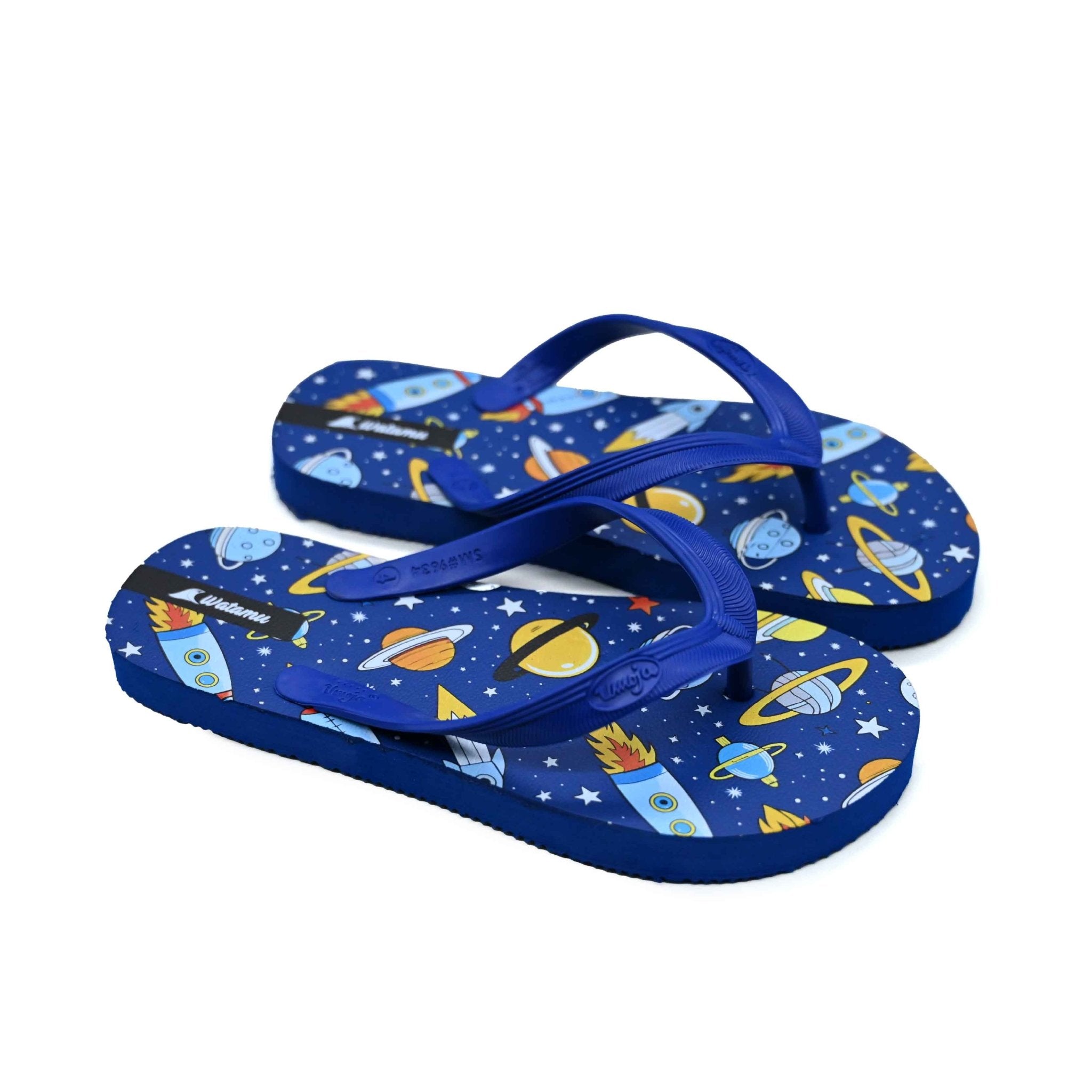 Digital Slippers Boys Blue Spaceman – Boys’ Flip - Flops - Umoja Africa Kenya
