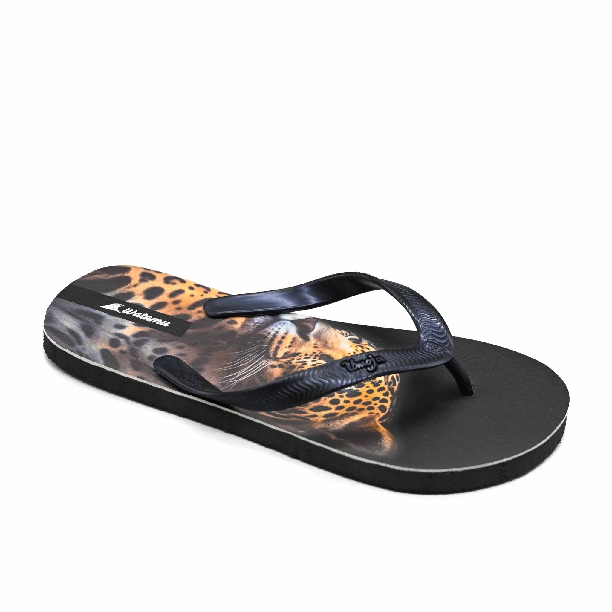 Digital Slippers Chui - Black - Umoja Africa Kenya