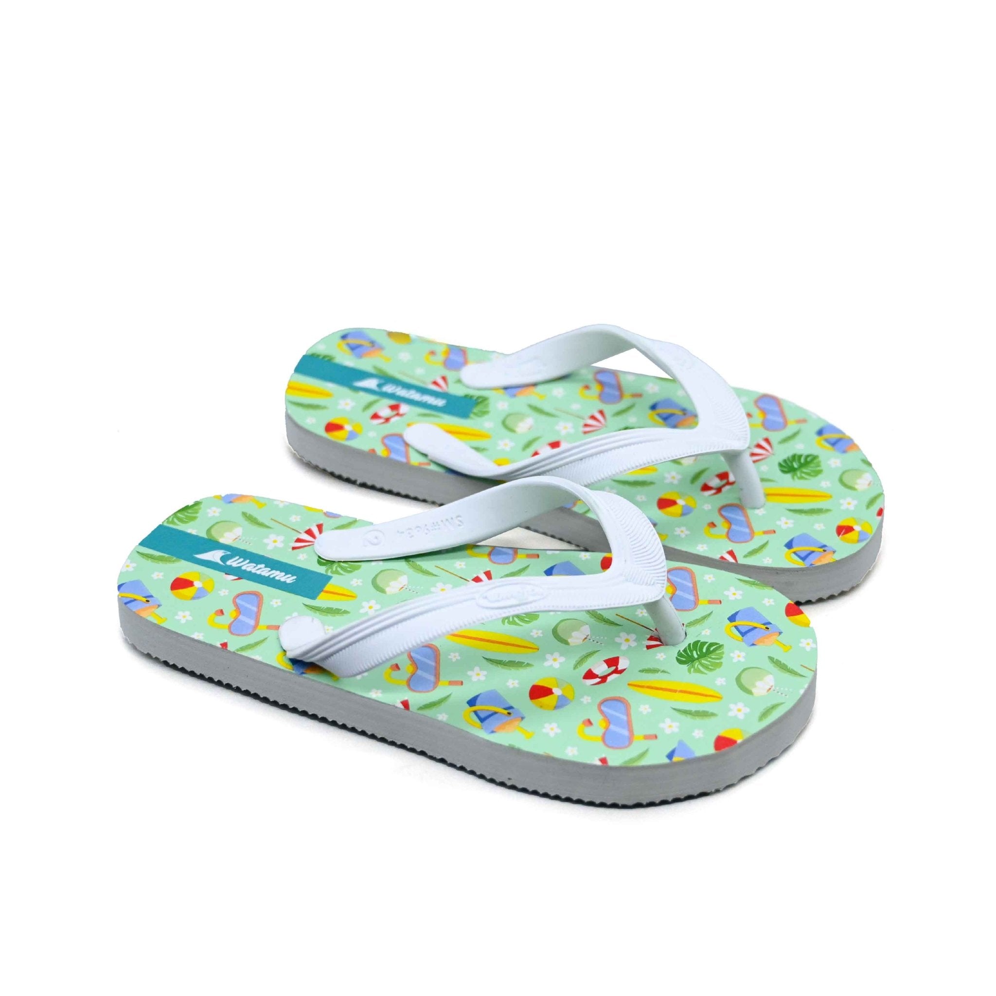 Digital Slippers Girls White Summer – Girls’ Flip - Flops - Umoja Africa Kenya