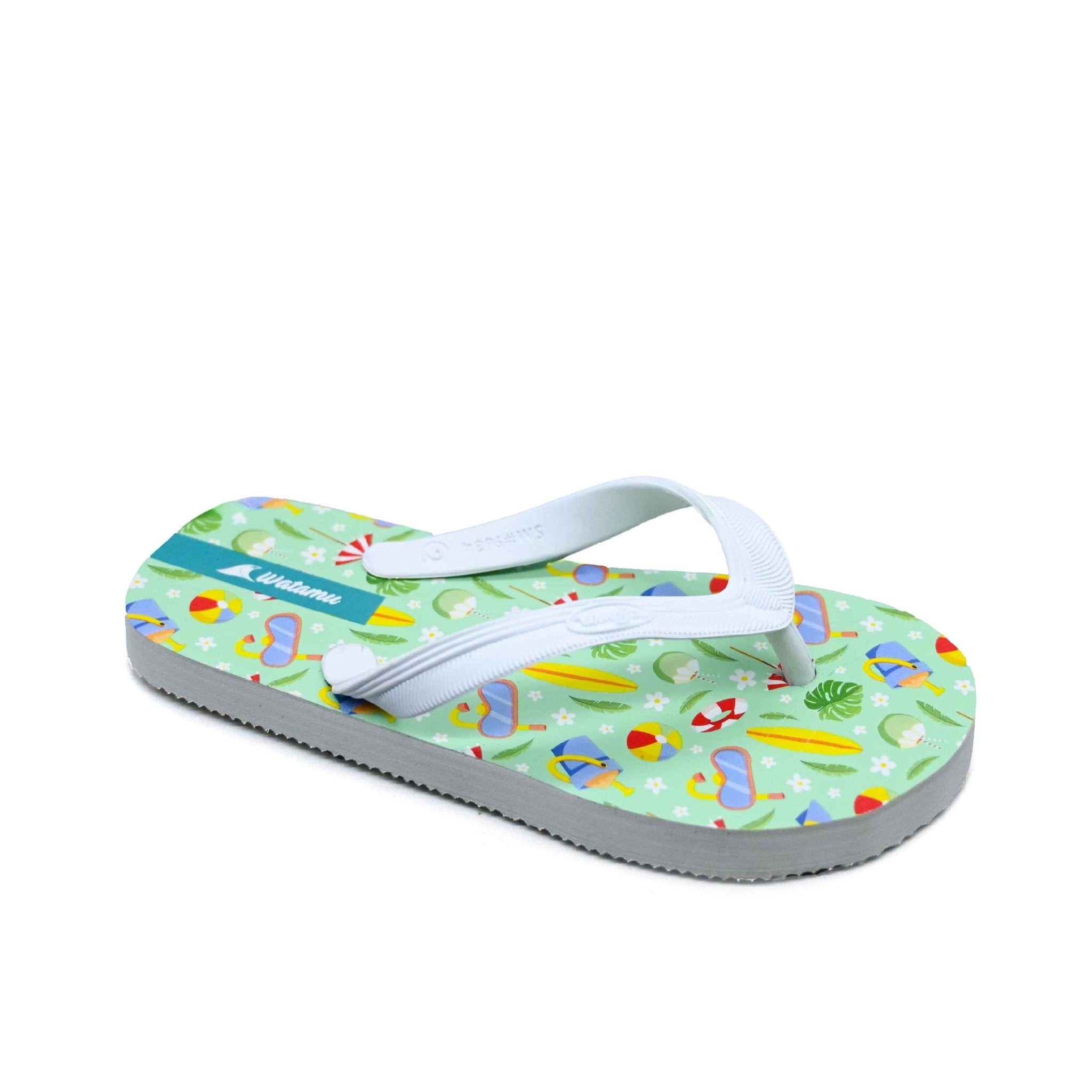 Digital Slippers Girls White Summer – Girls’ Flip - Flops - Umoja Africa Kenya