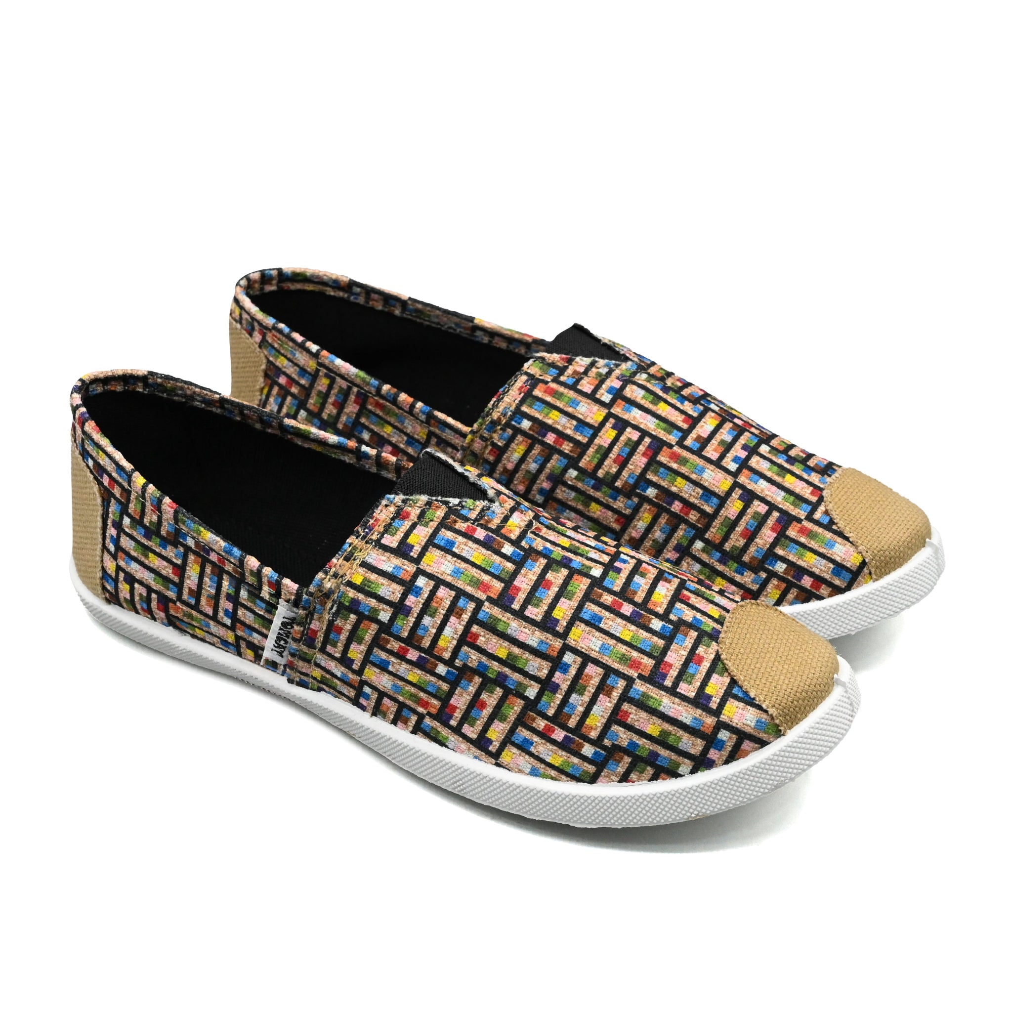 Emmy Chapisha Canvas Shoes - Ankara Blue - Umoja Africa Kenya
