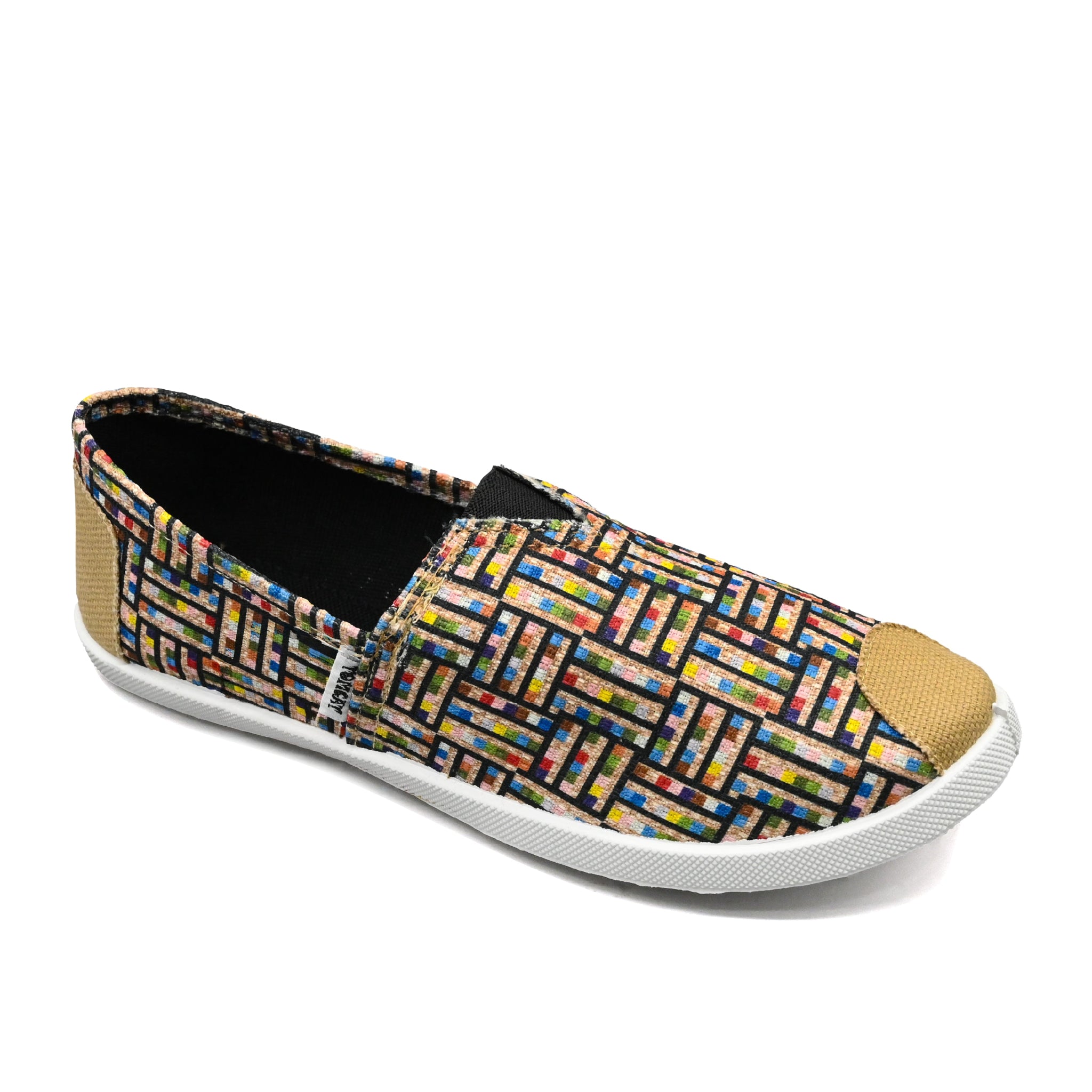 Emmy Chapisha Canvas Shoes - Ankara Blue - Umoja Africa Kenya