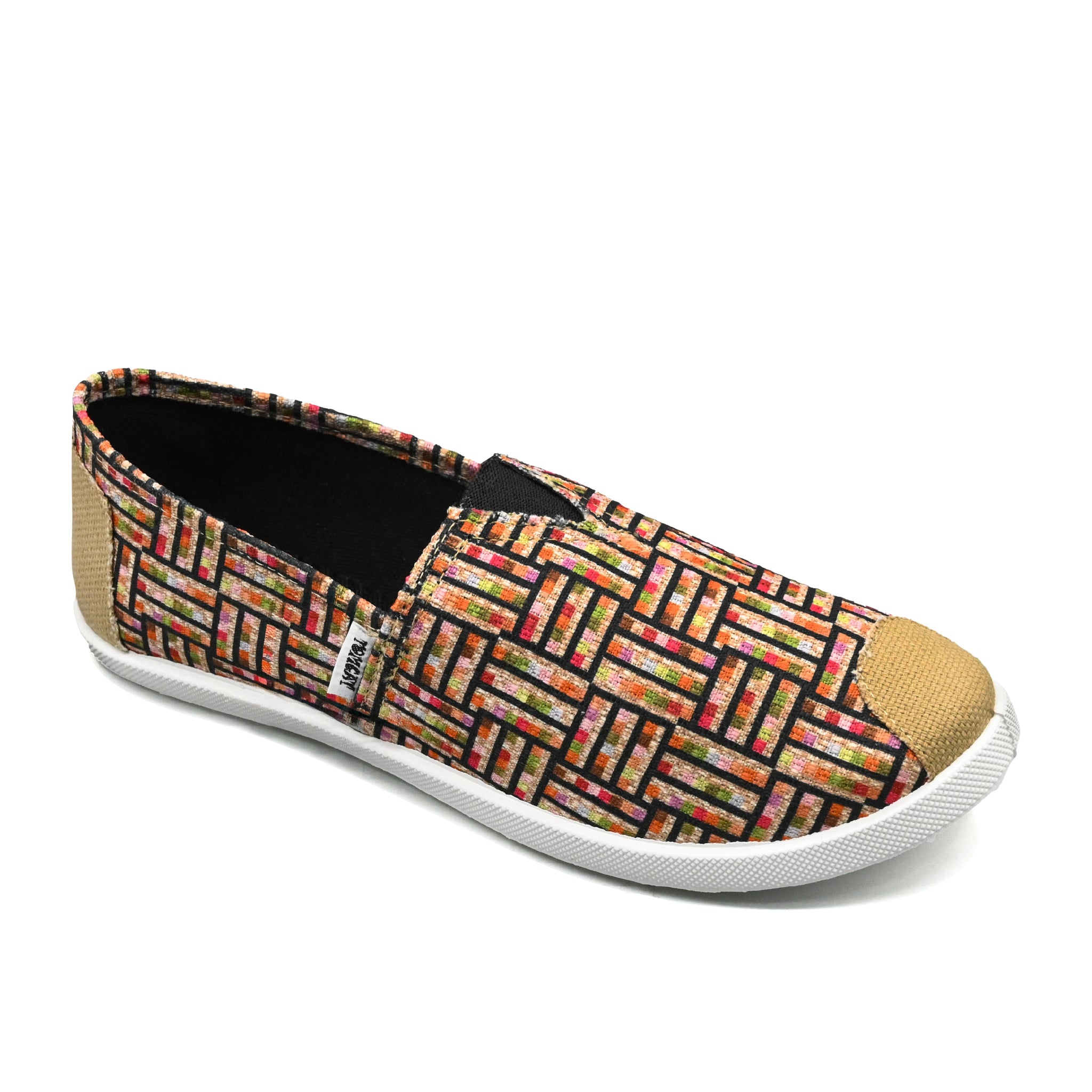 Emmy Chapisha Canvas Shoes - Ankara Red - Umoja Africa Kenya