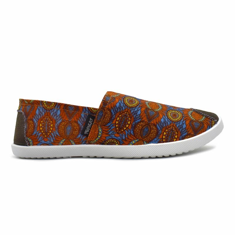 Emmy Chapisha Canvas Shoes - Multi Blue - Umoja Africa Kenya