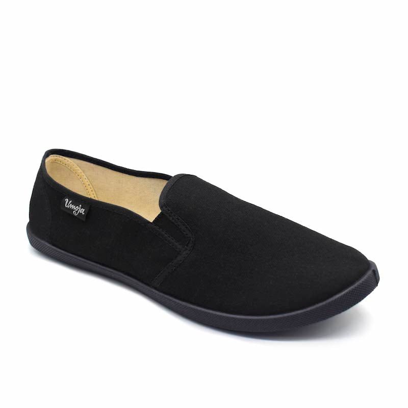 Emmy Salama Canvas Shoes - Black - Umoja Africa