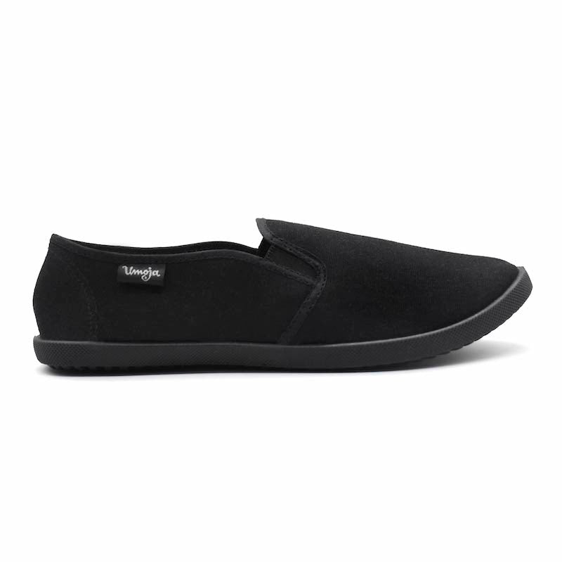 Emmy Salama Canvas Shoes - Black - Umoja Africa