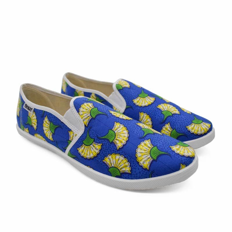 
                      
                        Emmy Salama Canvas Shoes - Multi Blue - Umoja Africa
                      
                    