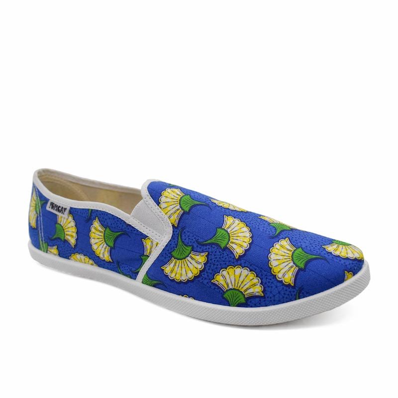 
                      
                        Emmy Salama Canvas Shoes - Multi Blue - Umoja Africa
                      
                    