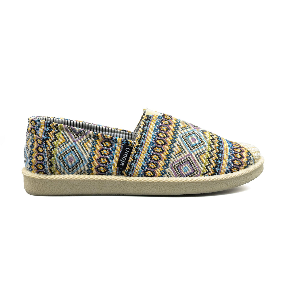 Esparto Ladies Casual Slip-Ons - Tribal Cream - Umoja Africa Kenya